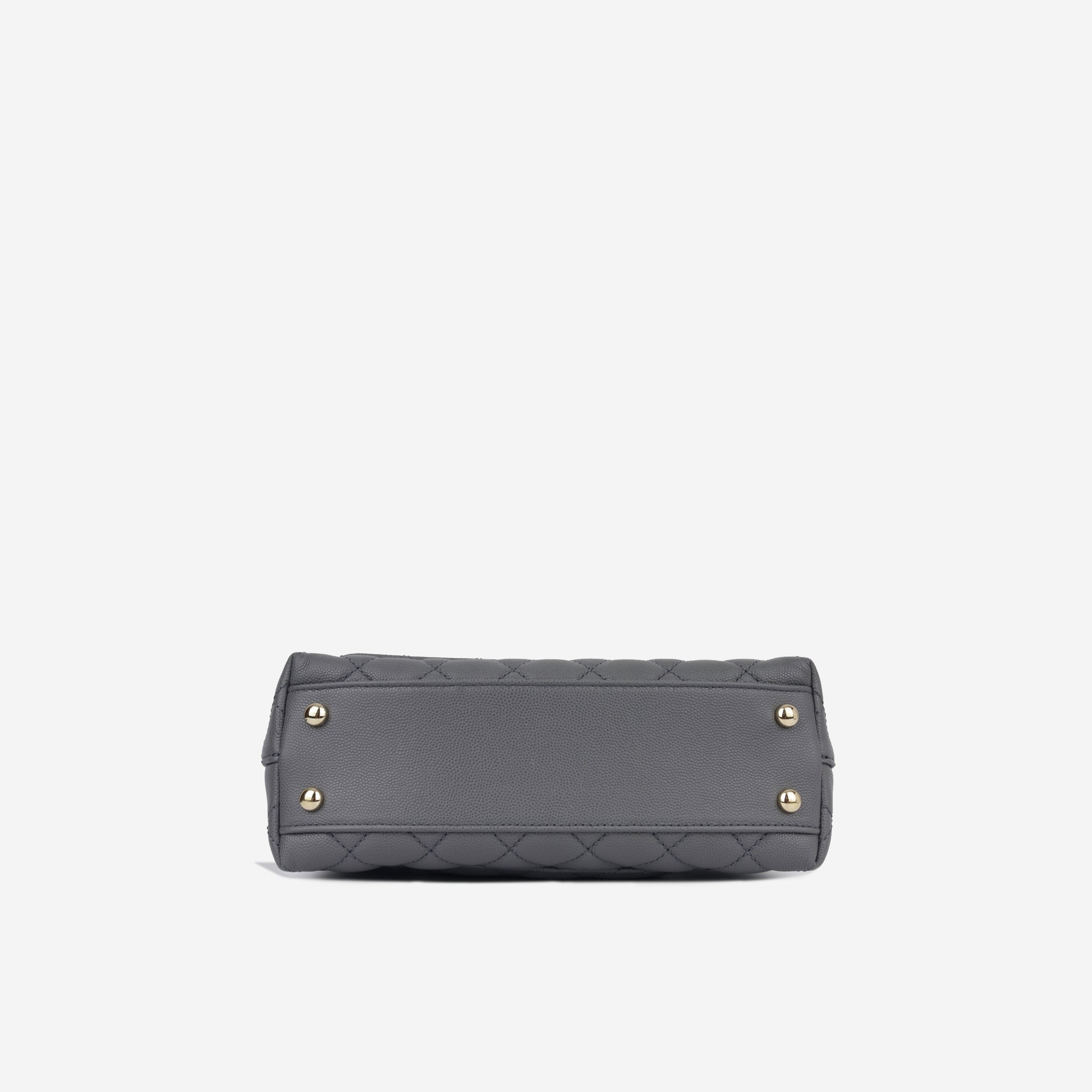 Chanel - Coco Handle -Small Coco Handle - Charcoal Caviar - CGHW | Bagista