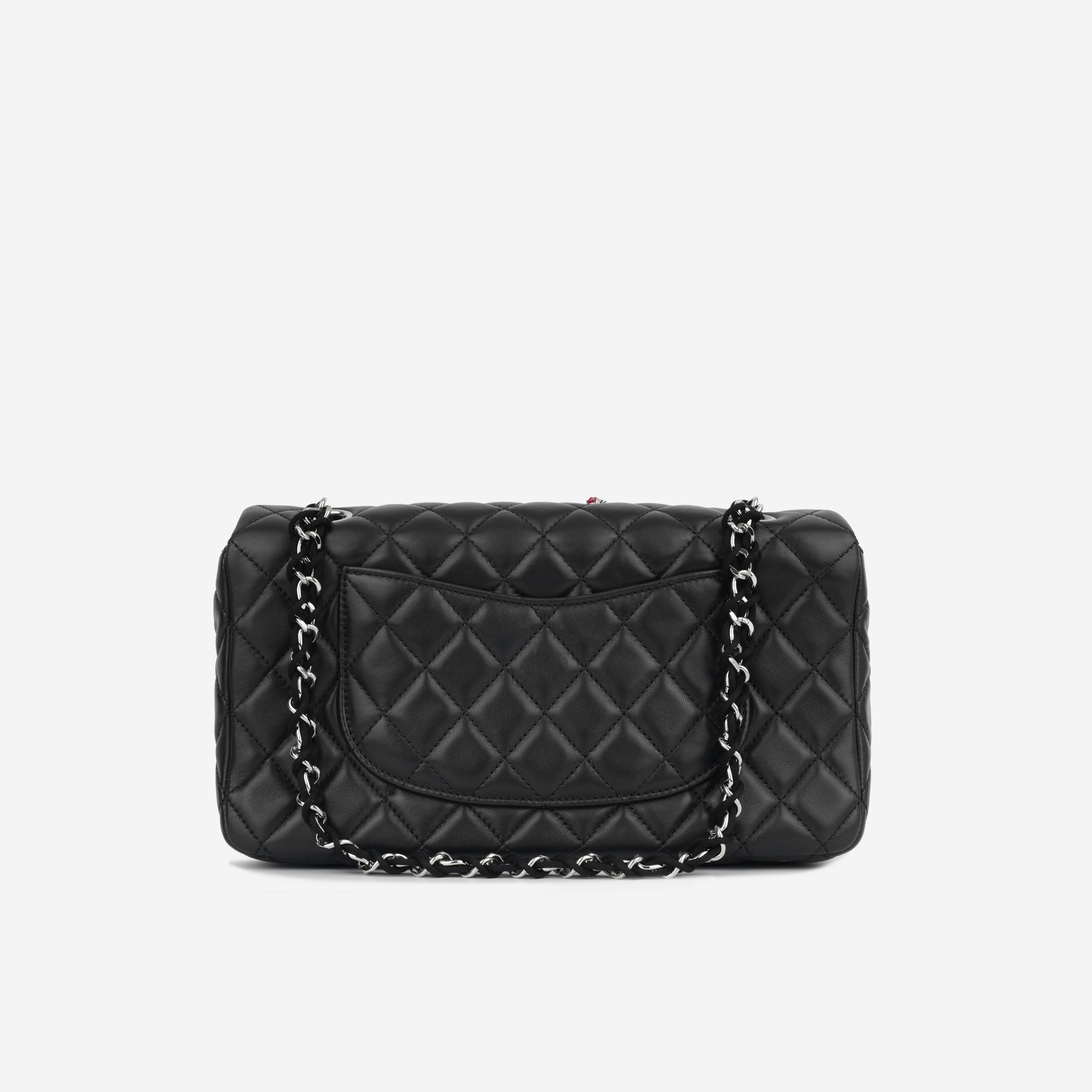 ルビーセル　ブラックハンディ　超レア Chanel - Medium Lady Bug Flap - Black Lambskin SHW - Pre-Loved