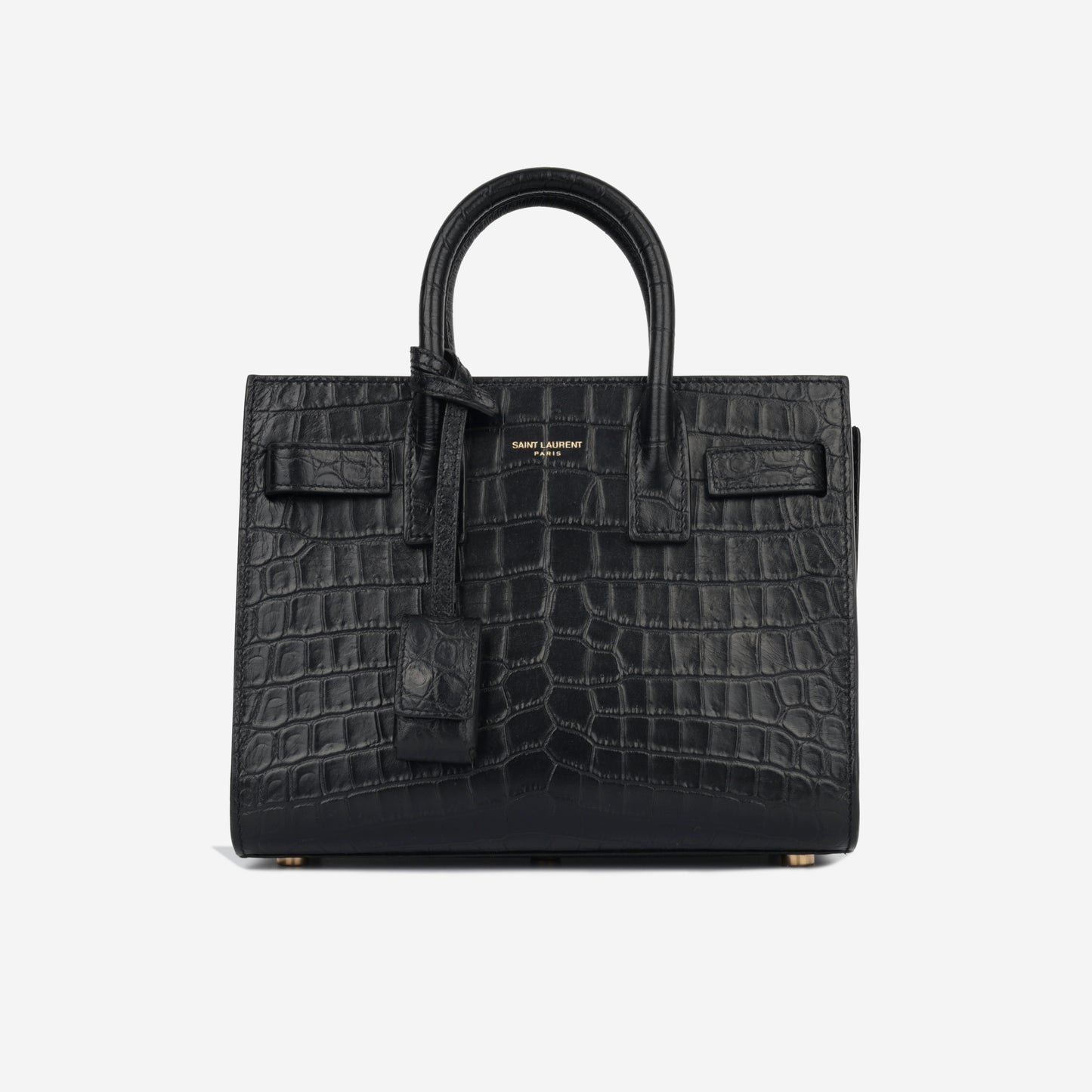 Nano Sac de Jour - Black Croc