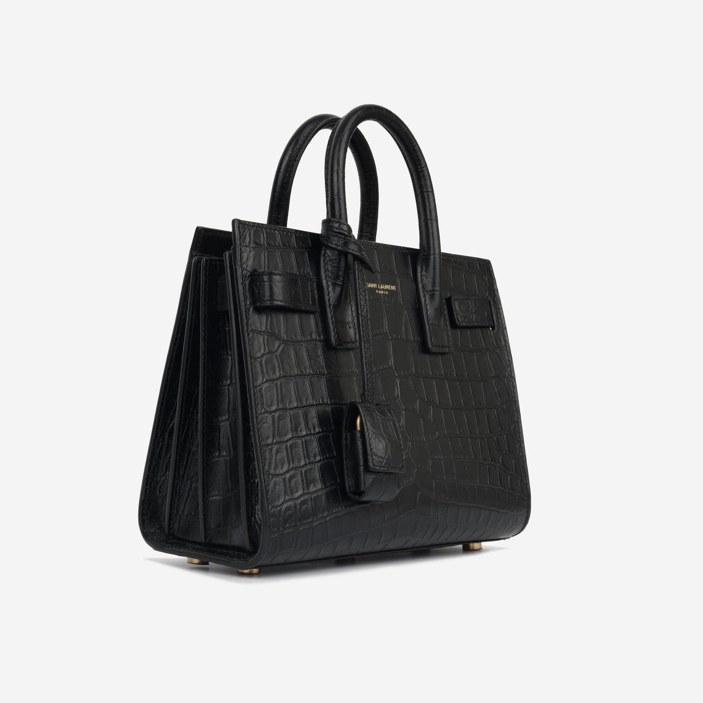 Nano Sac de Jour - Black Croc