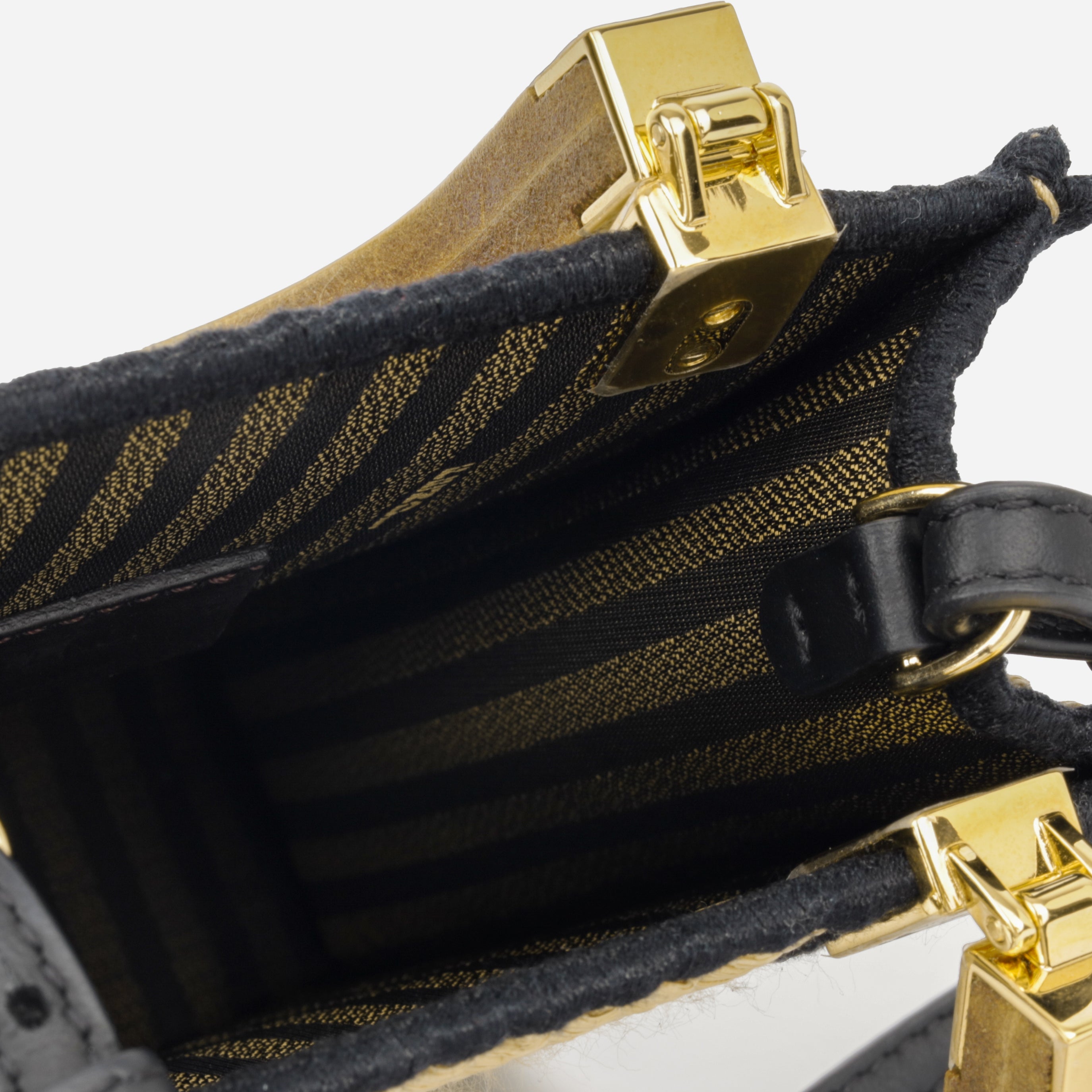 Fendi - Mini Sunshine Tote - Beige Raffia - GHW - Pre Loved – Bagista
