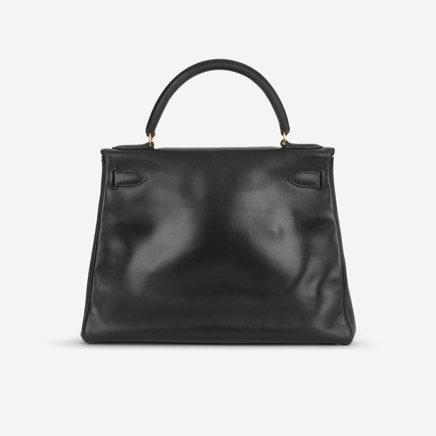 Hermès Vintage Kelly 28 - Black Box Calf | Gold Hardware