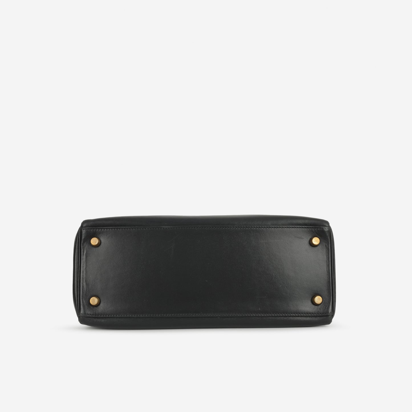 Hermès Vintage Kelly 28 - Black Box Calf | Gold Hardware