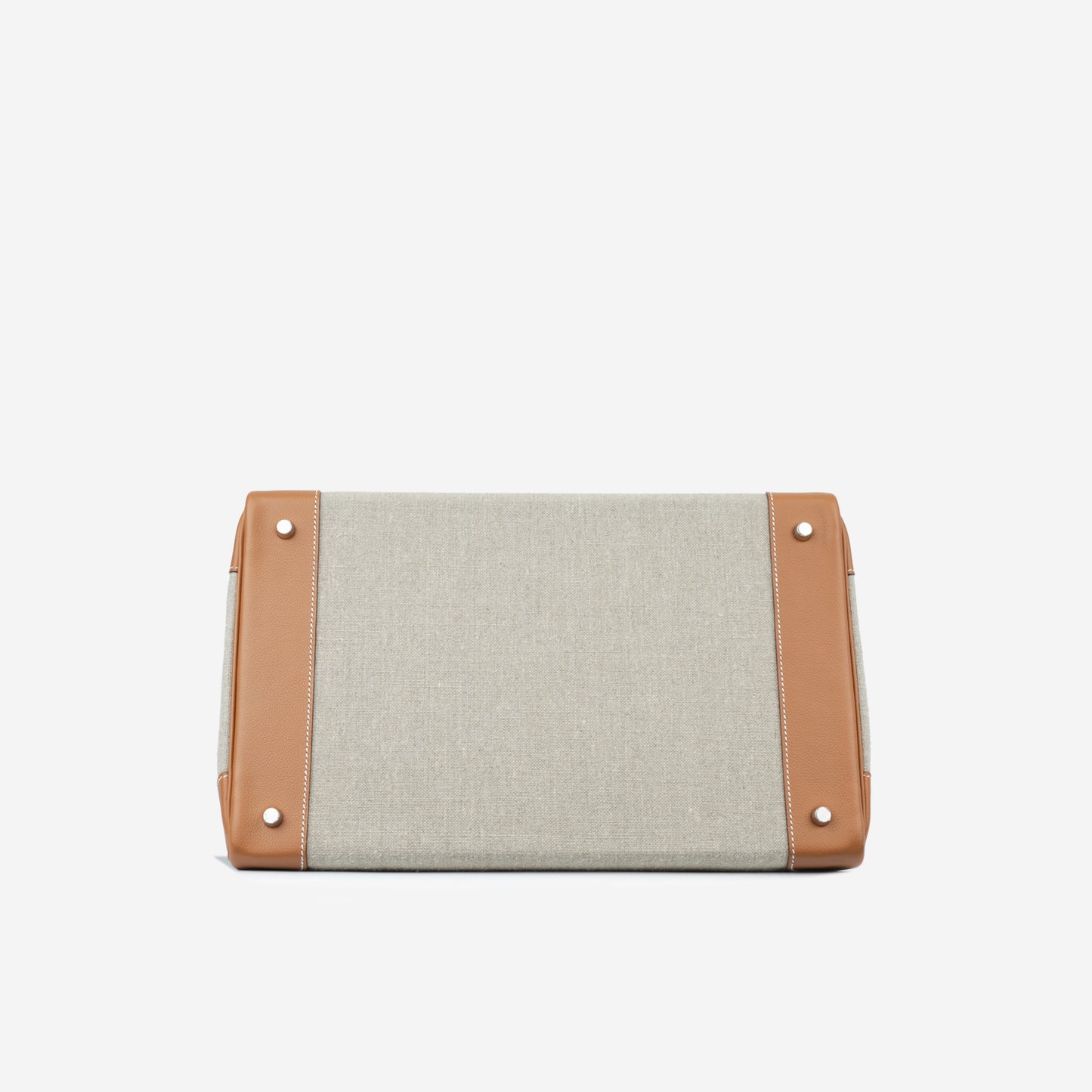 Hermès HAC 40 - Gold Togo/Ecru Toile | Palladium Hardware