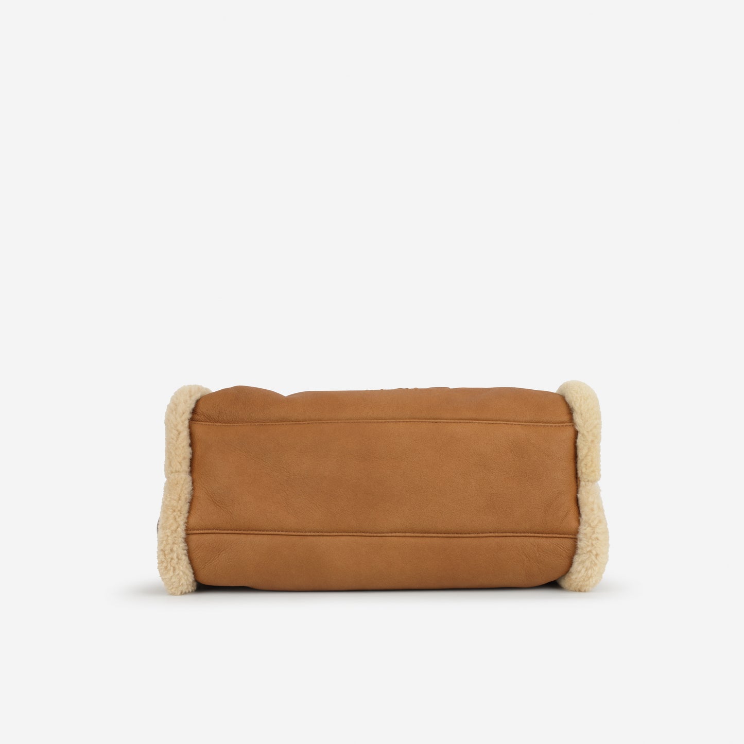 Chanel Fall-Winter 2024/25 Large Deauville - Tan Shearling | Gold Hardware