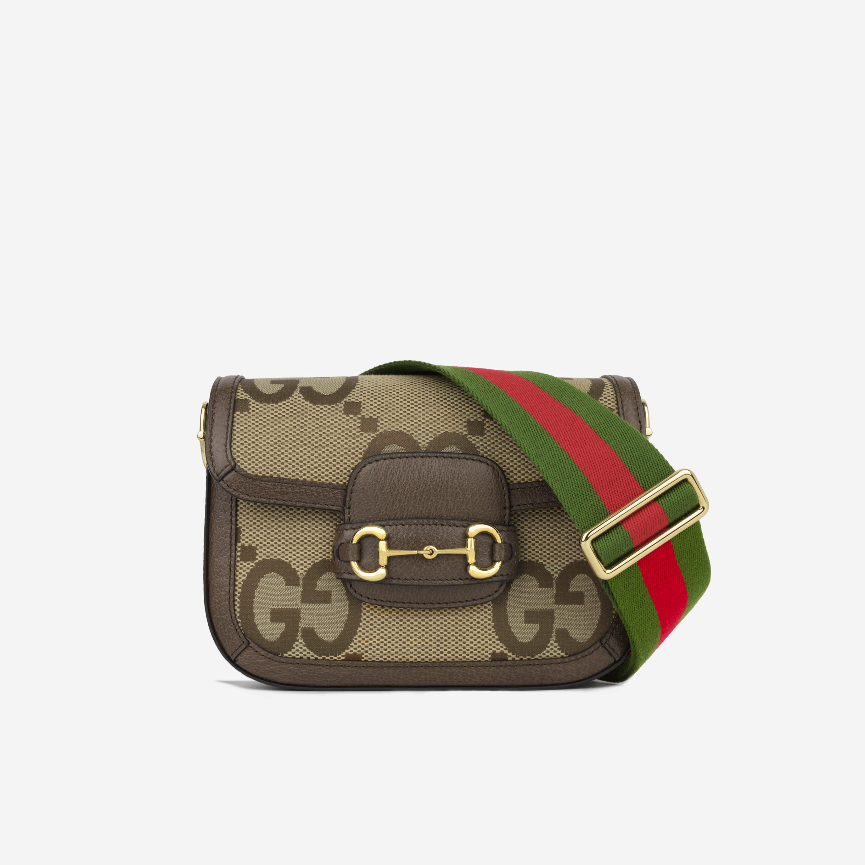 ショルダーバッグ  Gucci Horsebit 1995 Shoulder Bag Gucci - Horsebit 1995 Shoulder Bag - Jumbo GG Canvas GHW - Unused