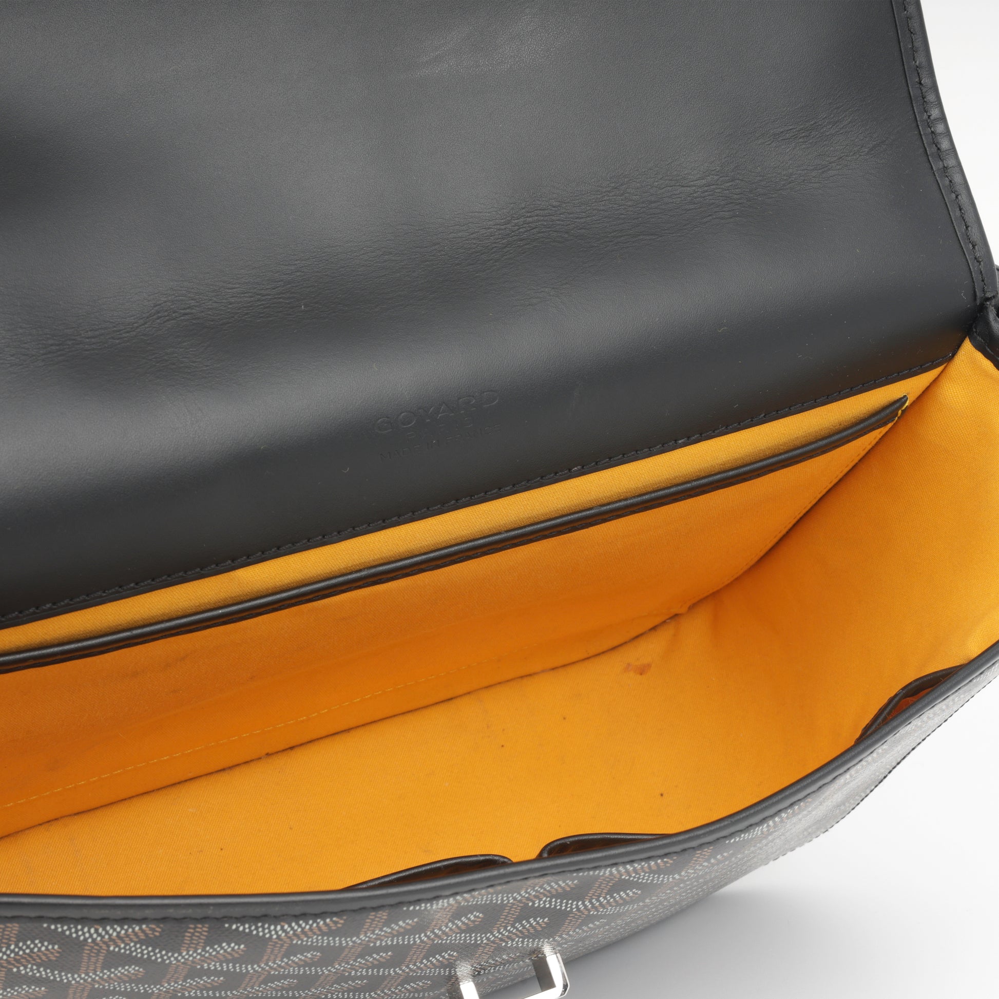 Goyard Belvedere MM Black Goyardine PHW Excellent – Bagista