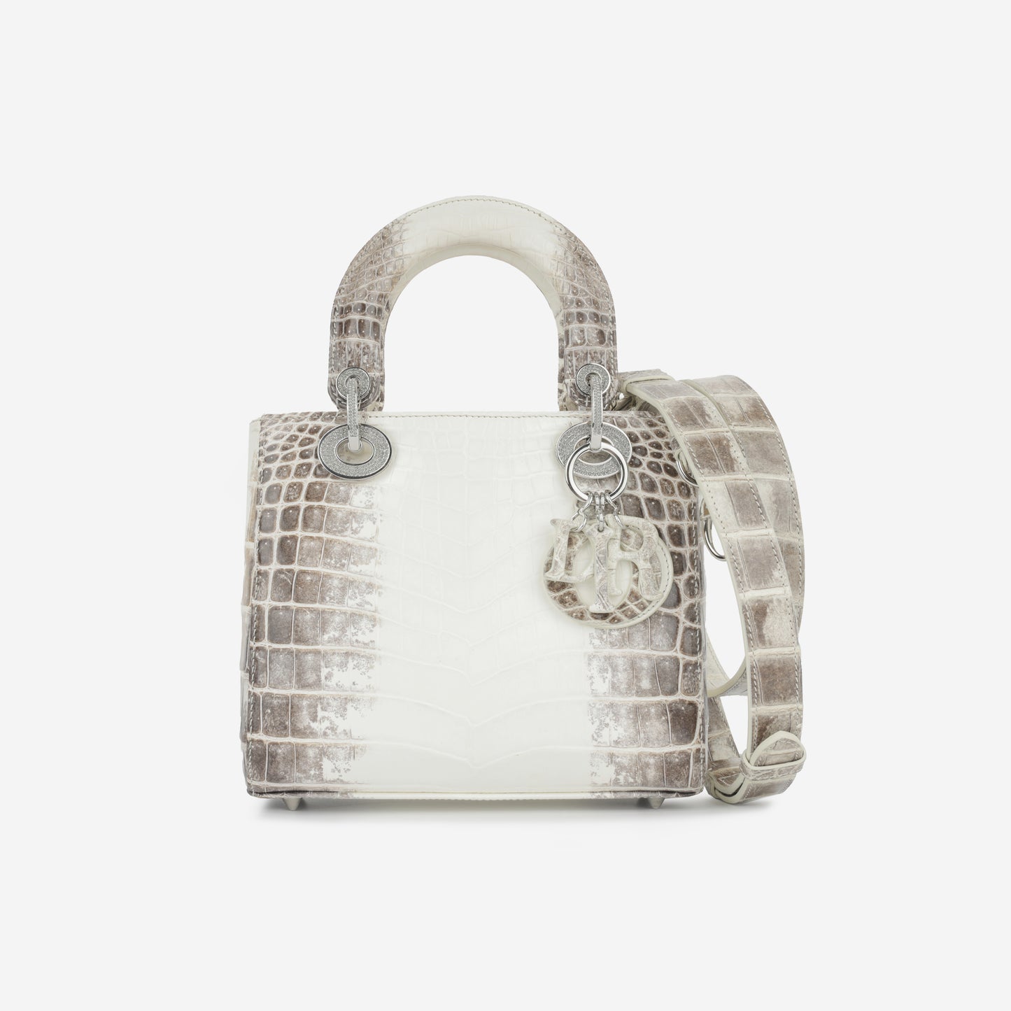 Small Lady Dior - Himalayan Crocodile