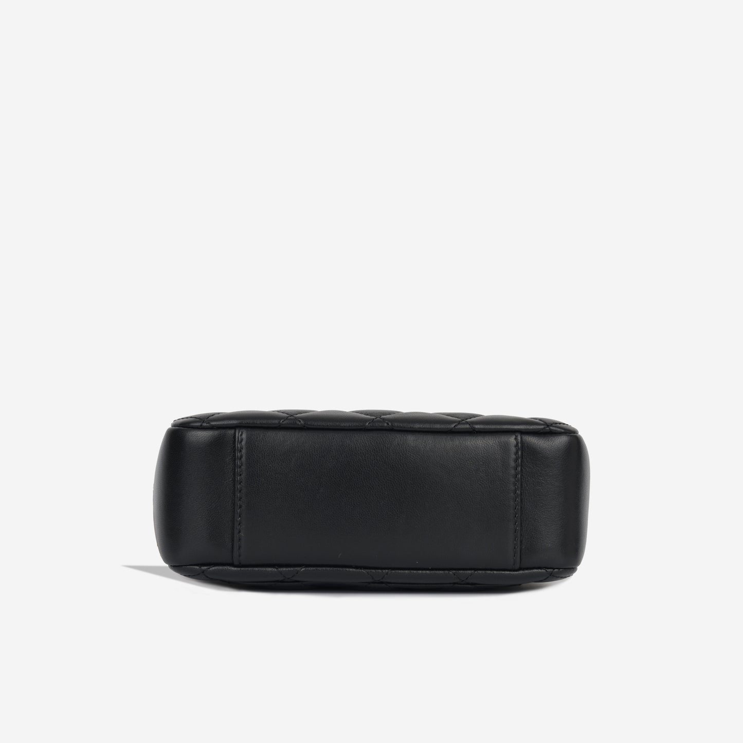 Mini Camera Pearl Crush - Black Lambskin