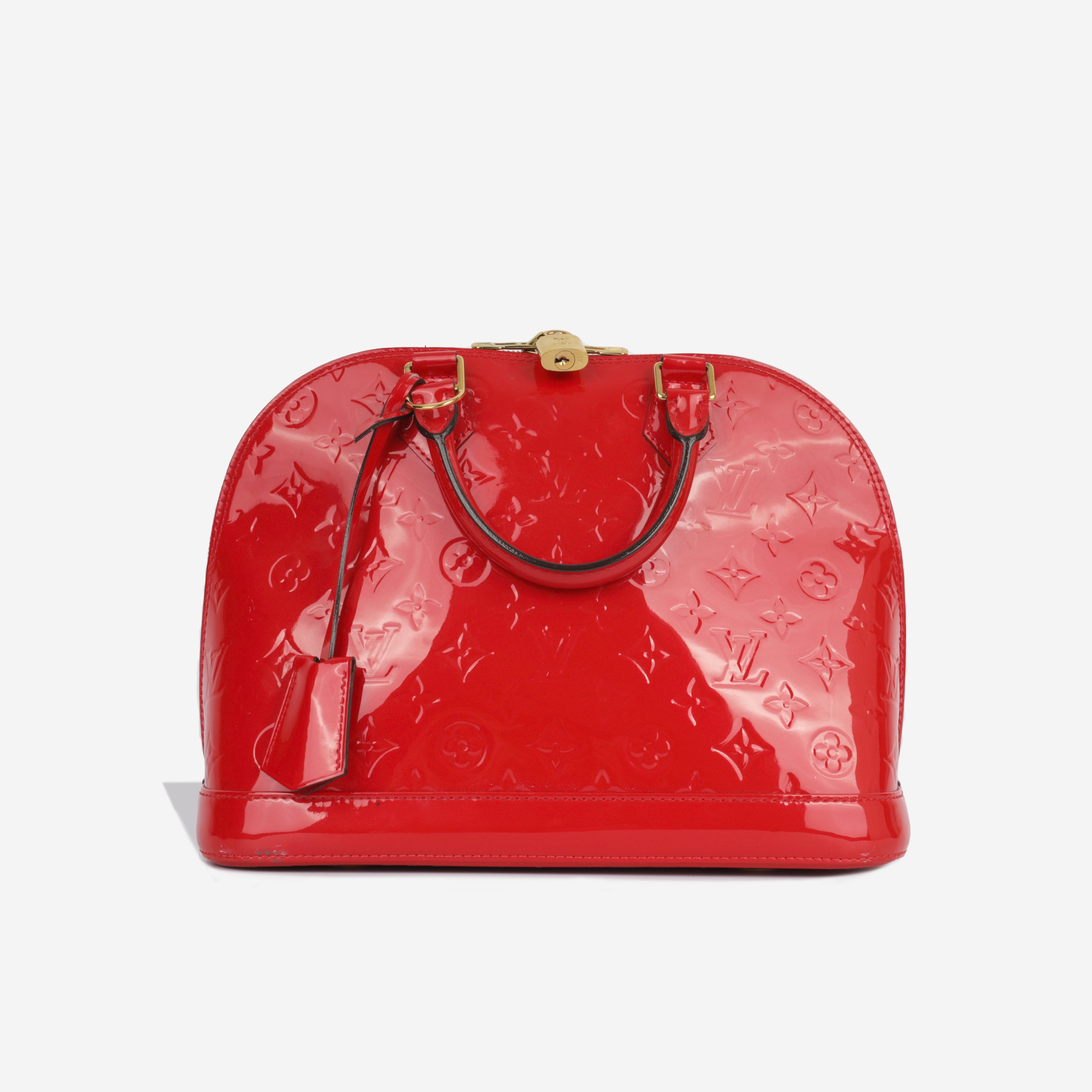 Louis Vuitton - Alma PM - Red Monogram Vernis - GHW - Pre