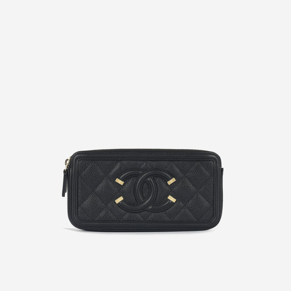 CC Filigree Clutch on Chain