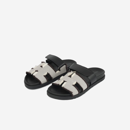 Chypre Sandal - Blanc/Prunoir/Noir