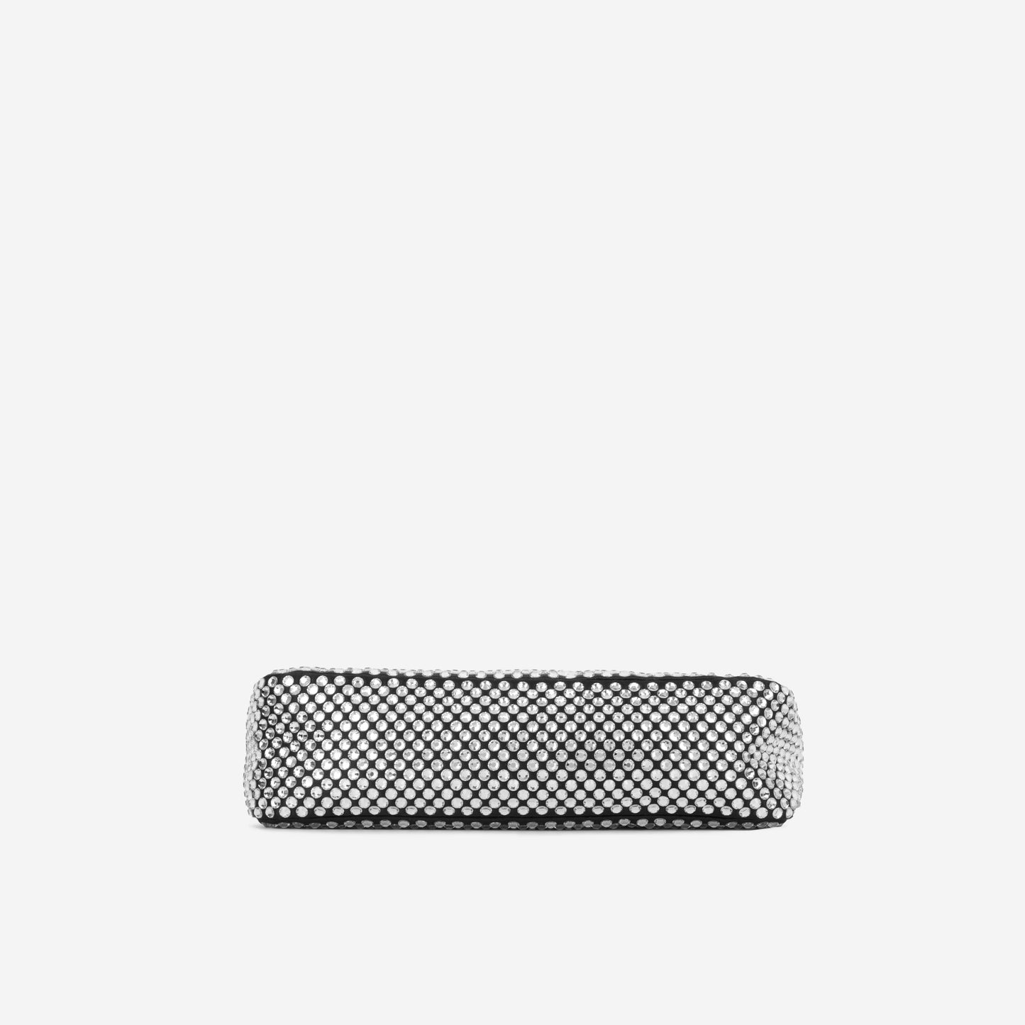 Satin Mini Bag with Crystals