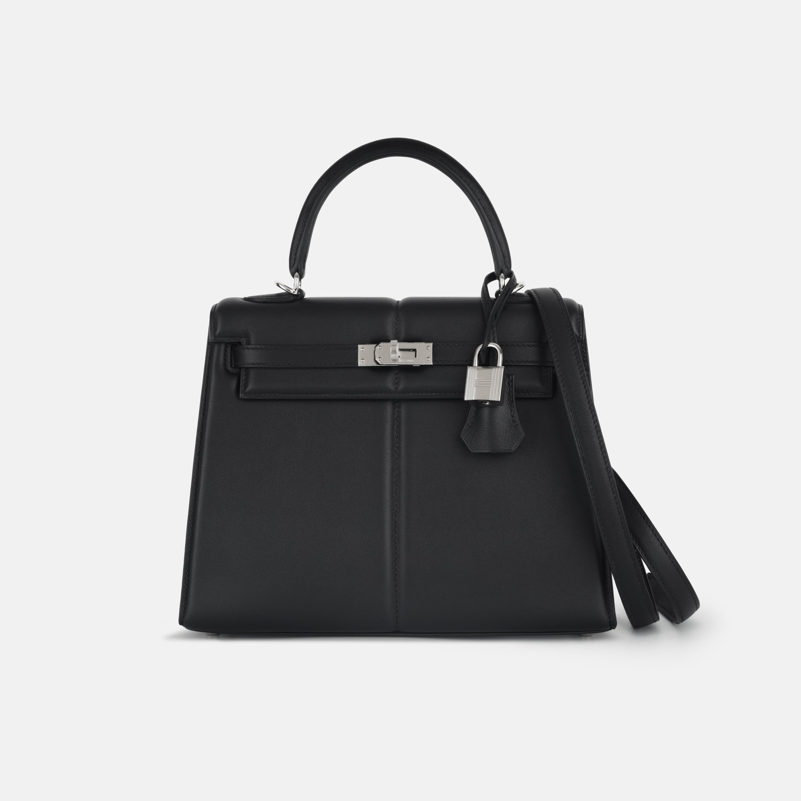 Hermes kelly 25 noir sale