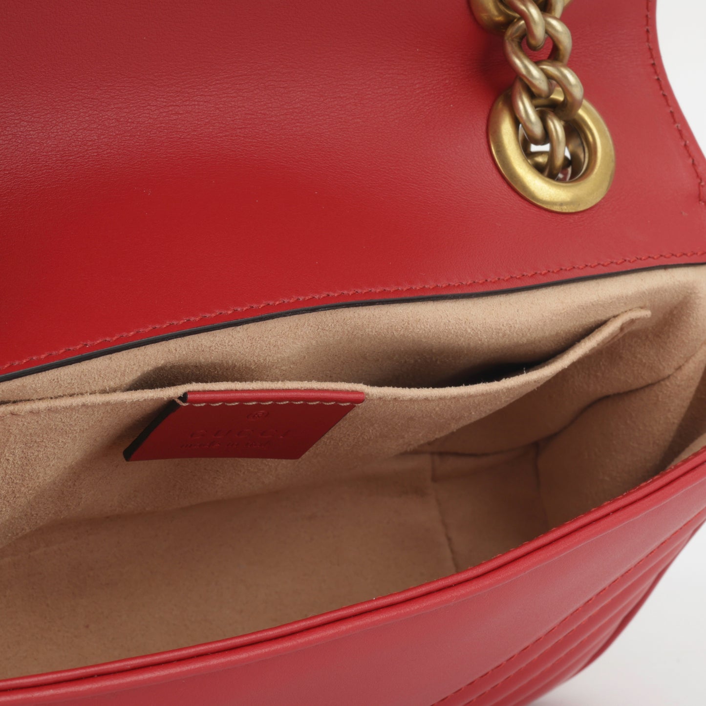 Mini Marmont - Red Calfskin
