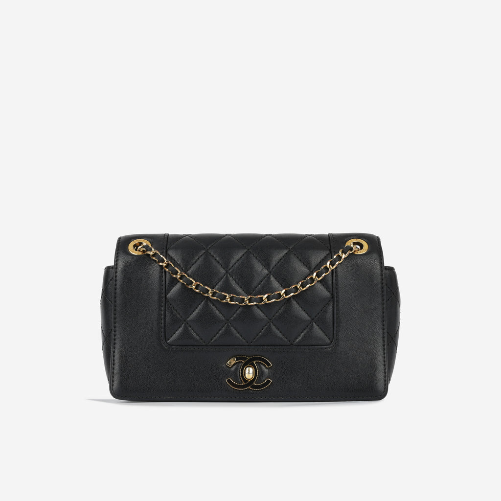 Mini Mademoiselle - Black Calfskin