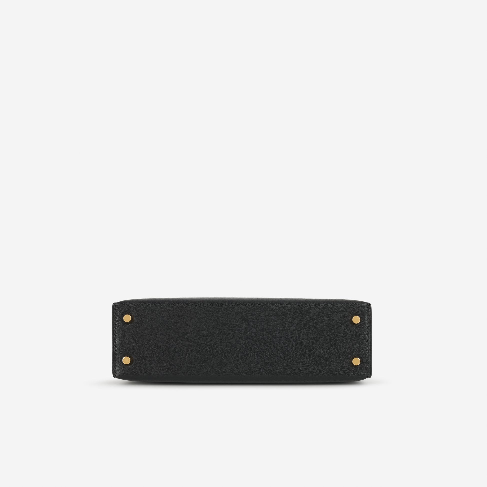 Hermès Mini Kelly - Black Chevre Chamkila | Gold Hardware - Bagista