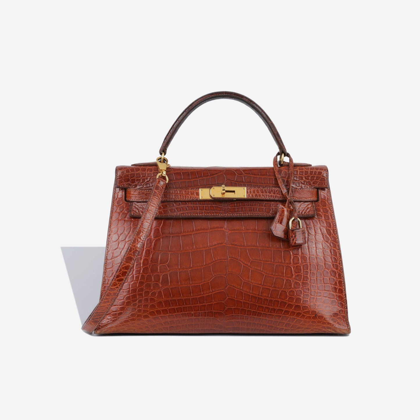 Vintage Kelly 32 - Miel Alligator