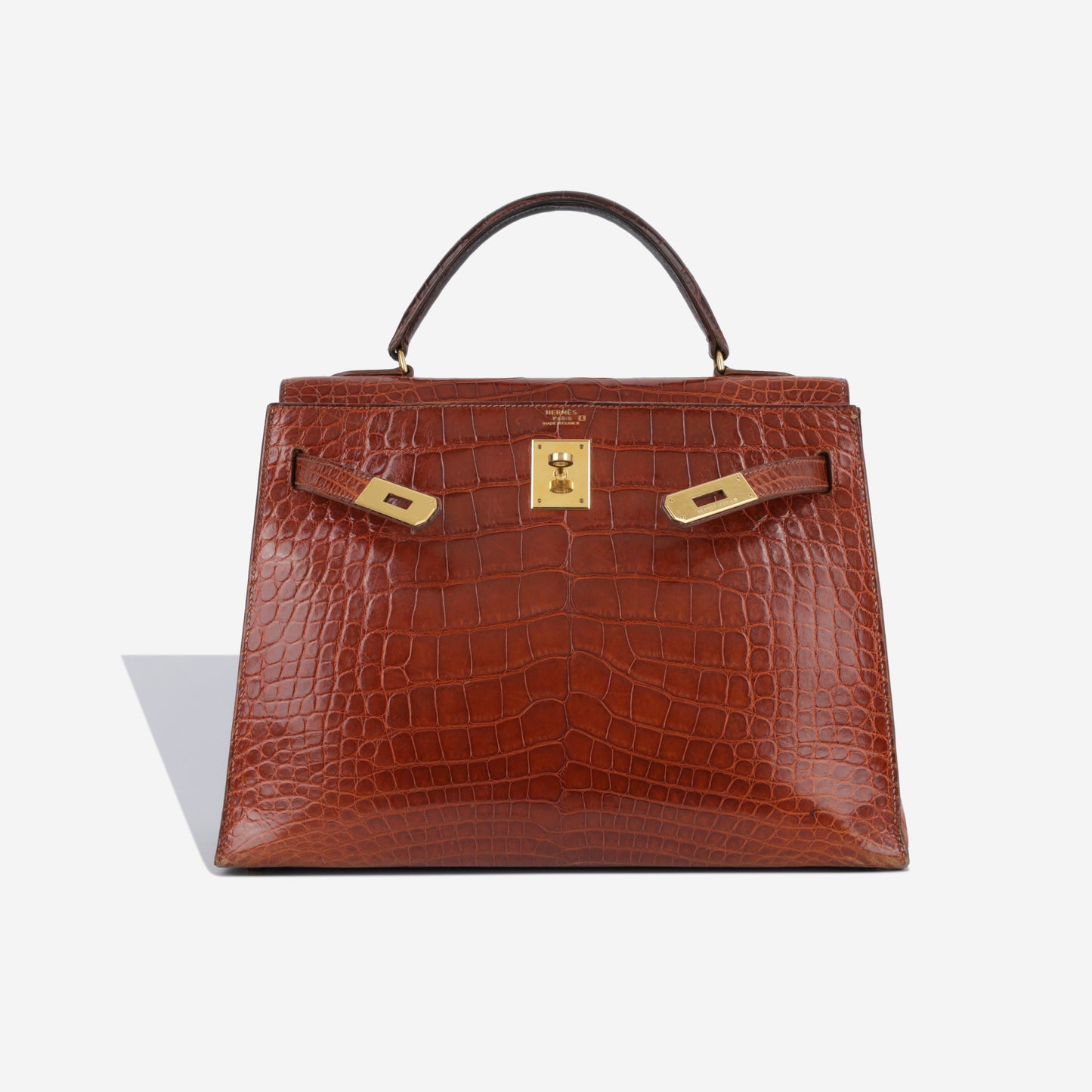 Vintage Kelly 32 - Miel Alligator