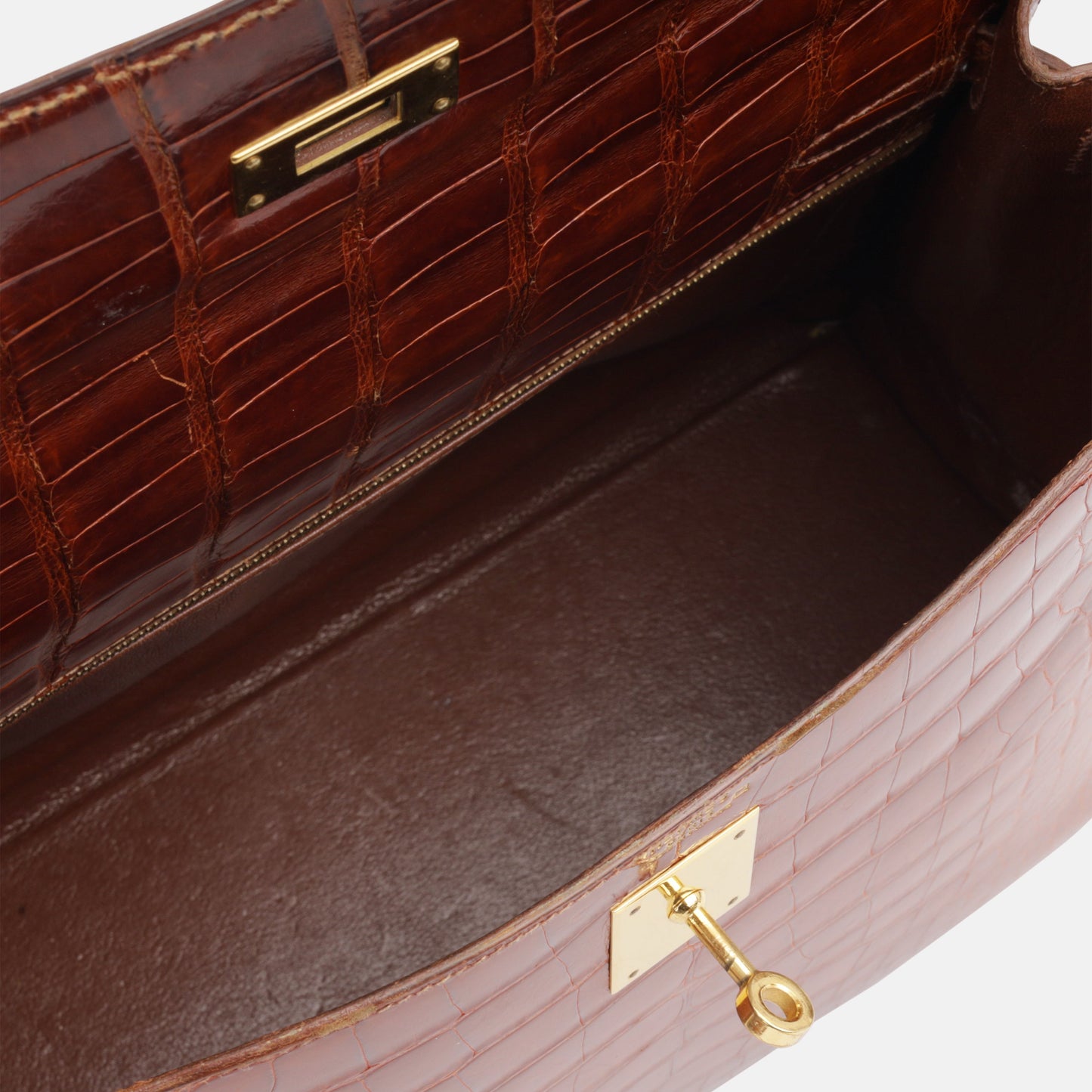 Vintage Kelly 32 - Miel Alligator