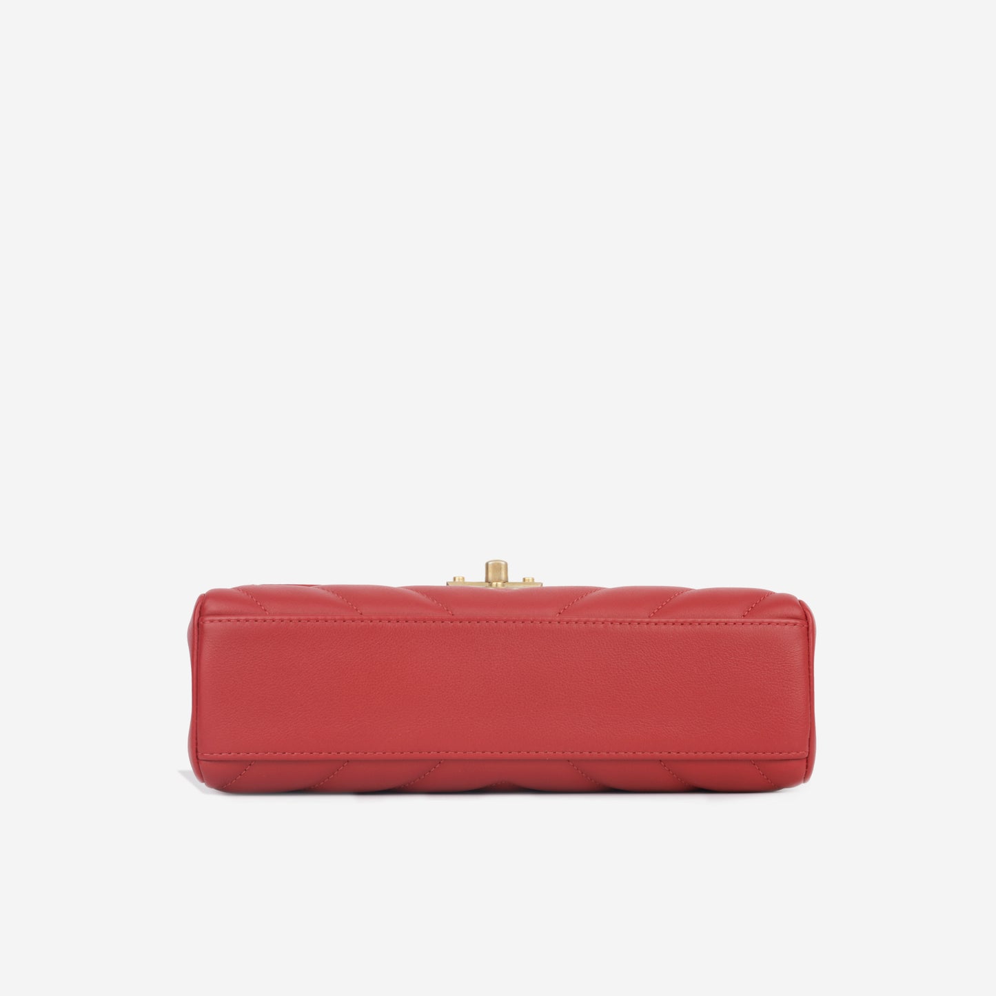 In The City Top Handle - Red Calfskin