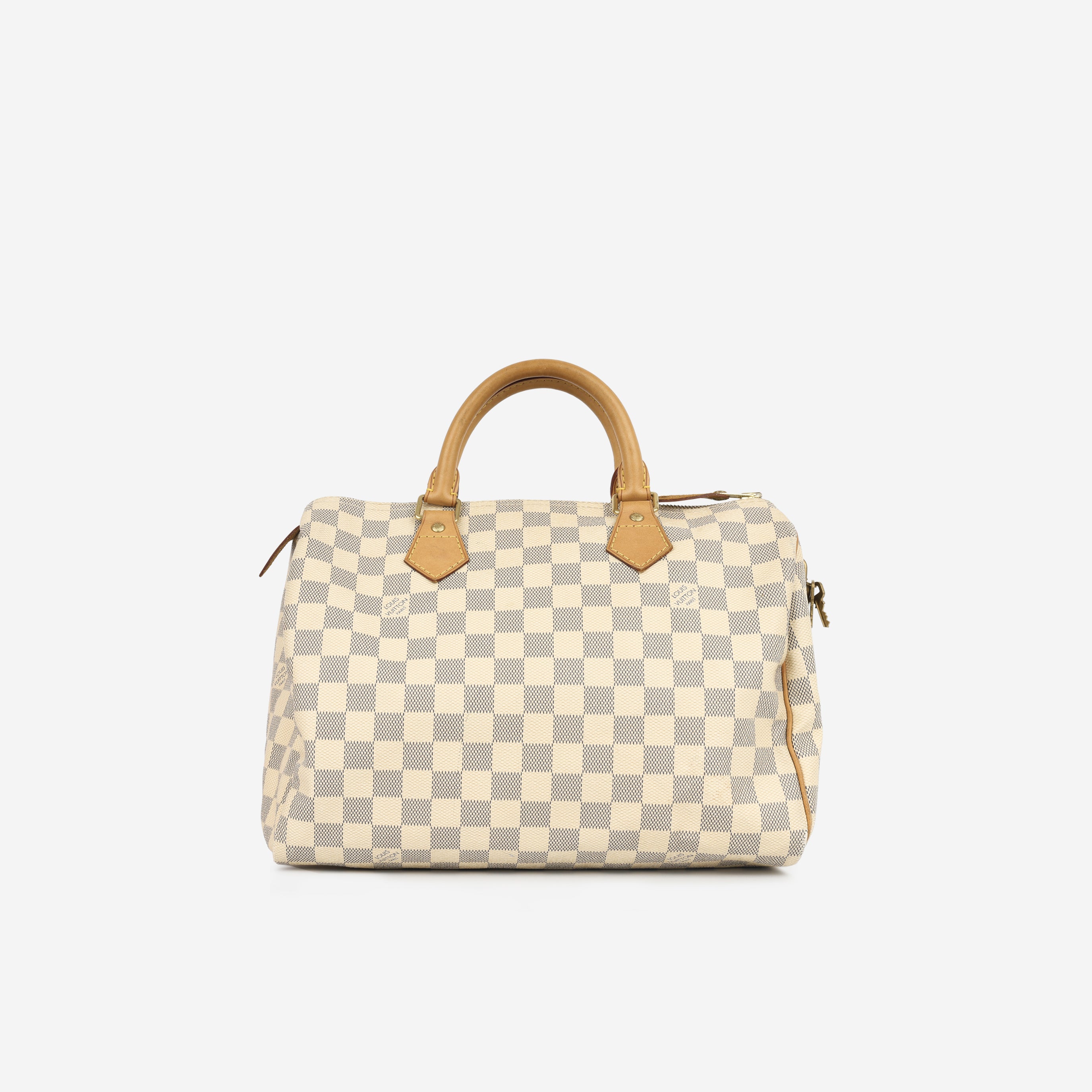 バッグ LOUIS VUITTON SPEEDY 30 DAMIER Louis Vuitton Speedy 30 - Damier Azur - POUCHÉ
