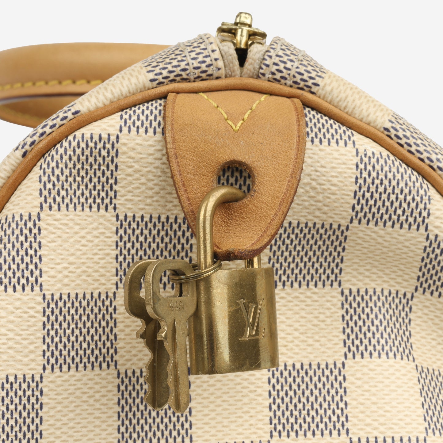 Speedy 30 - Damier Azur