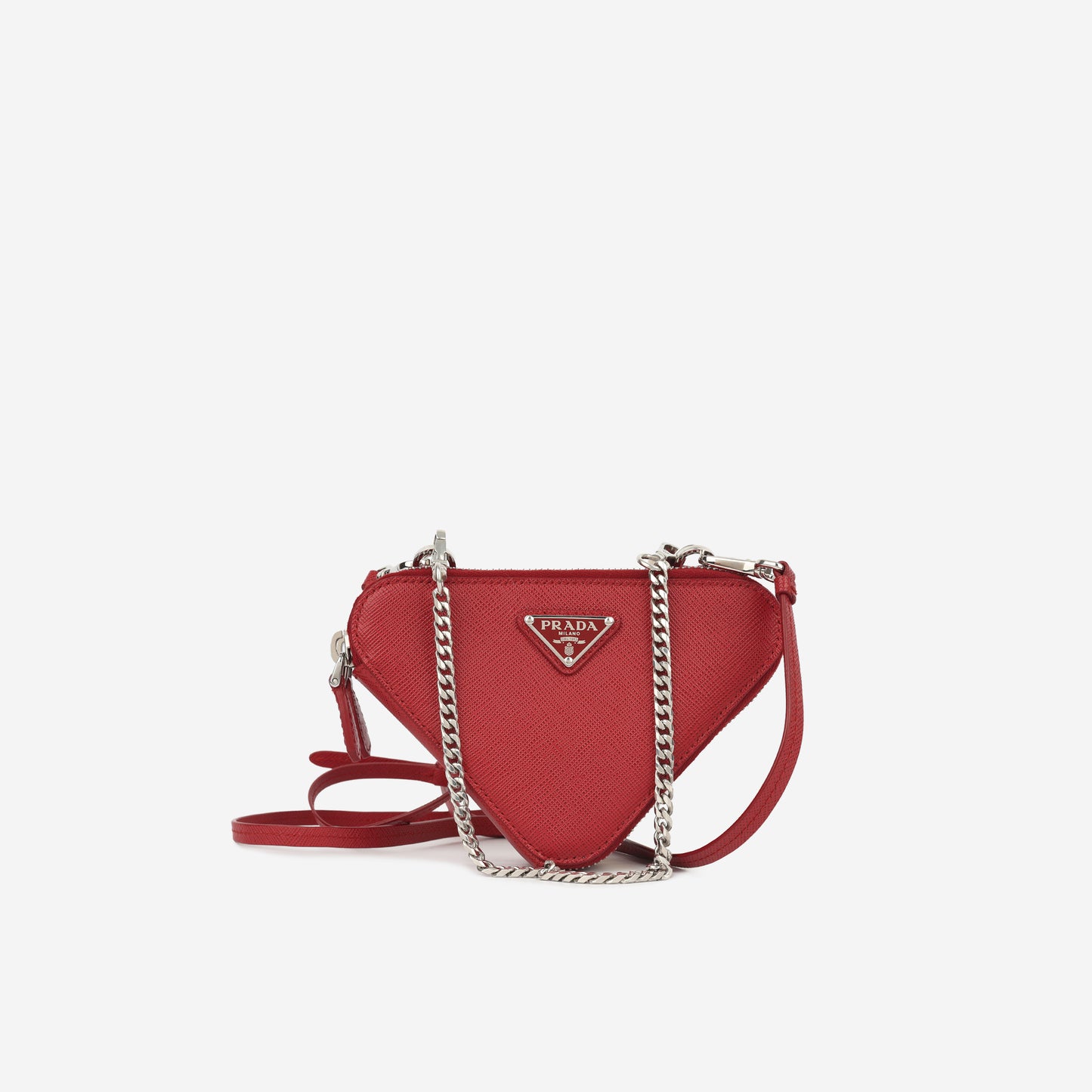 Mini Triangle Pouch - Red