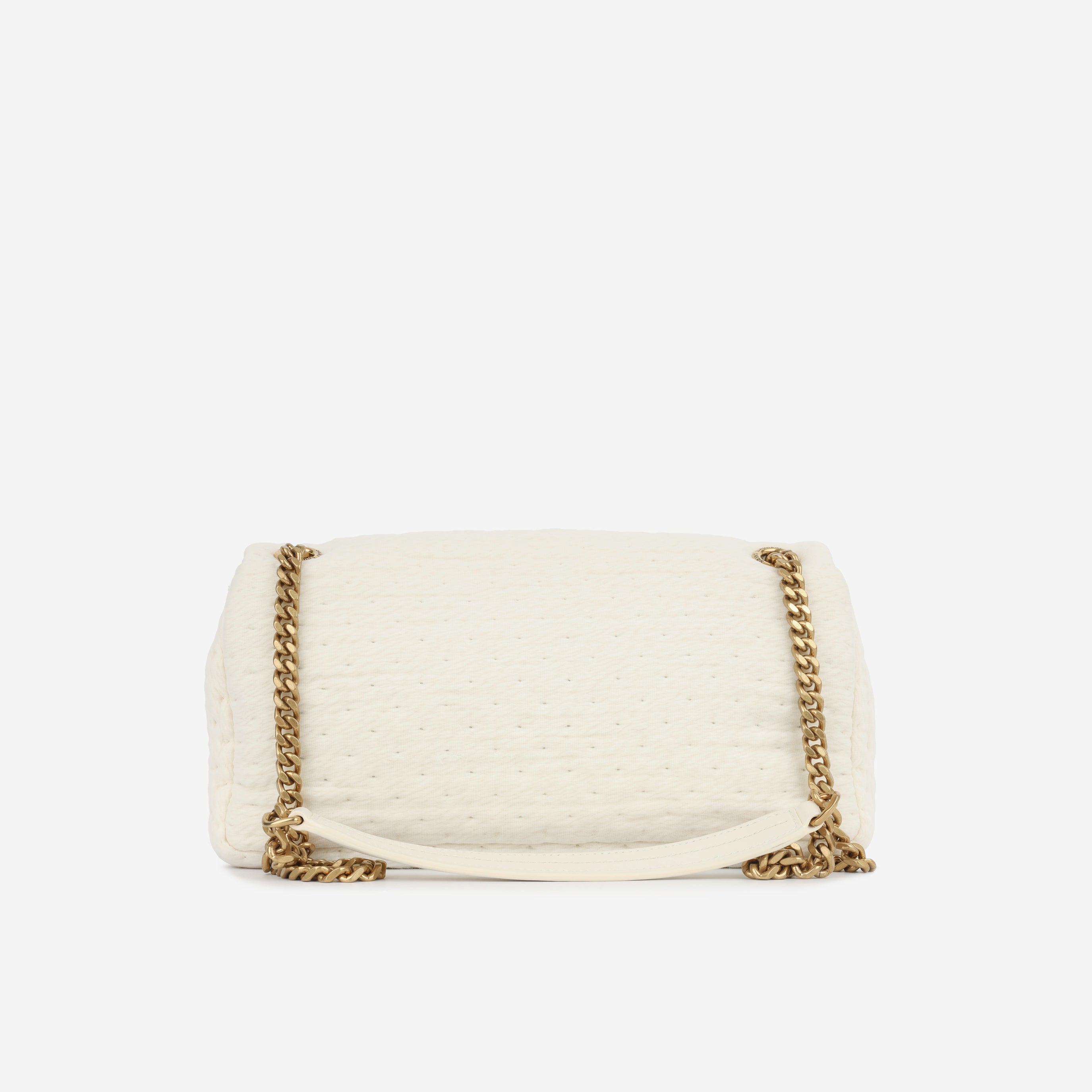 SAINT LAURENT ショルダーバッグ クリーム Saint Laurent - Calypso - Cream Organza/Lambskin GHW - Immaculate