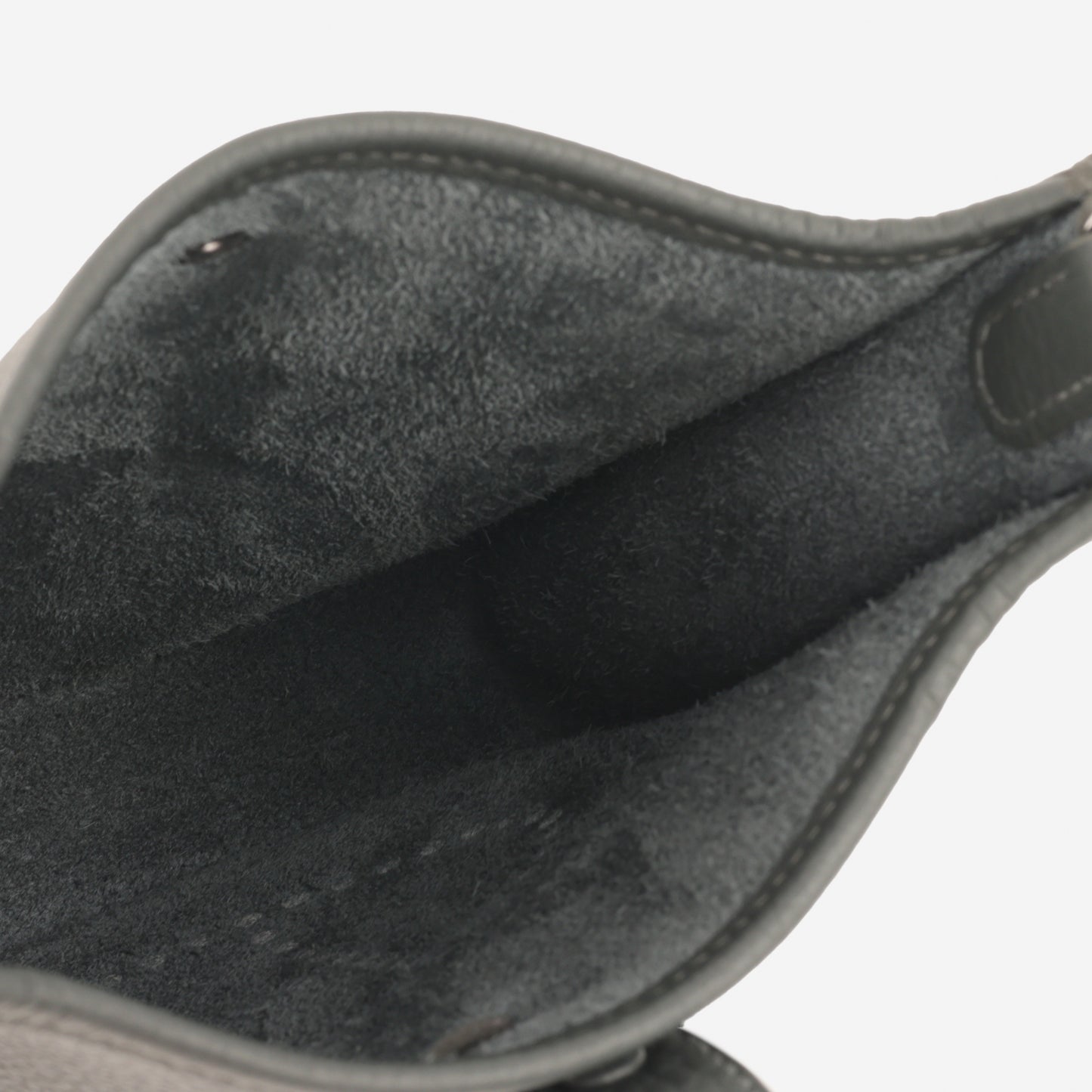 Hermès Evelyne TPM - Vert Mangrove / Gris Pale Strap | Palladium Hardware