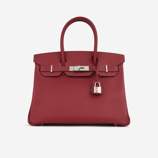 Birkin 30 - Rouge Grenat Epsom