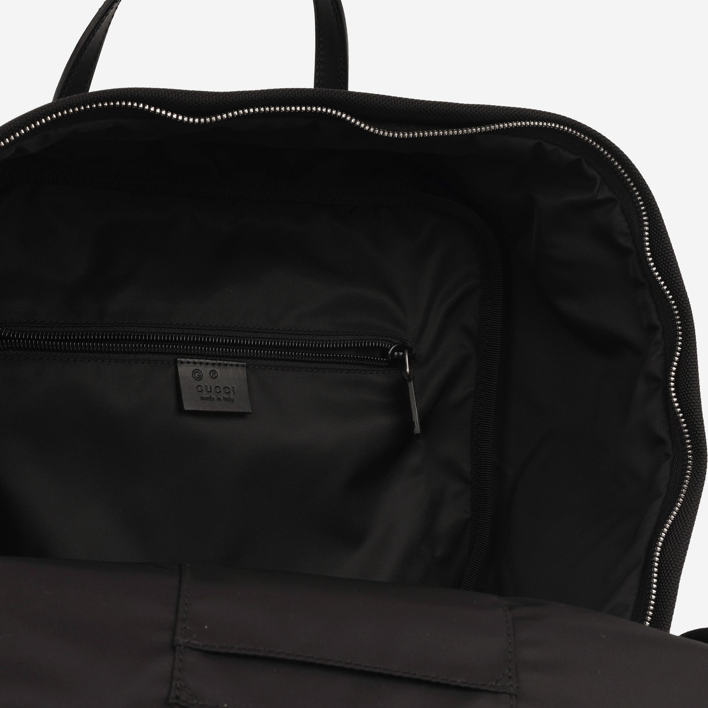 Techno Backpack - Black Nylon