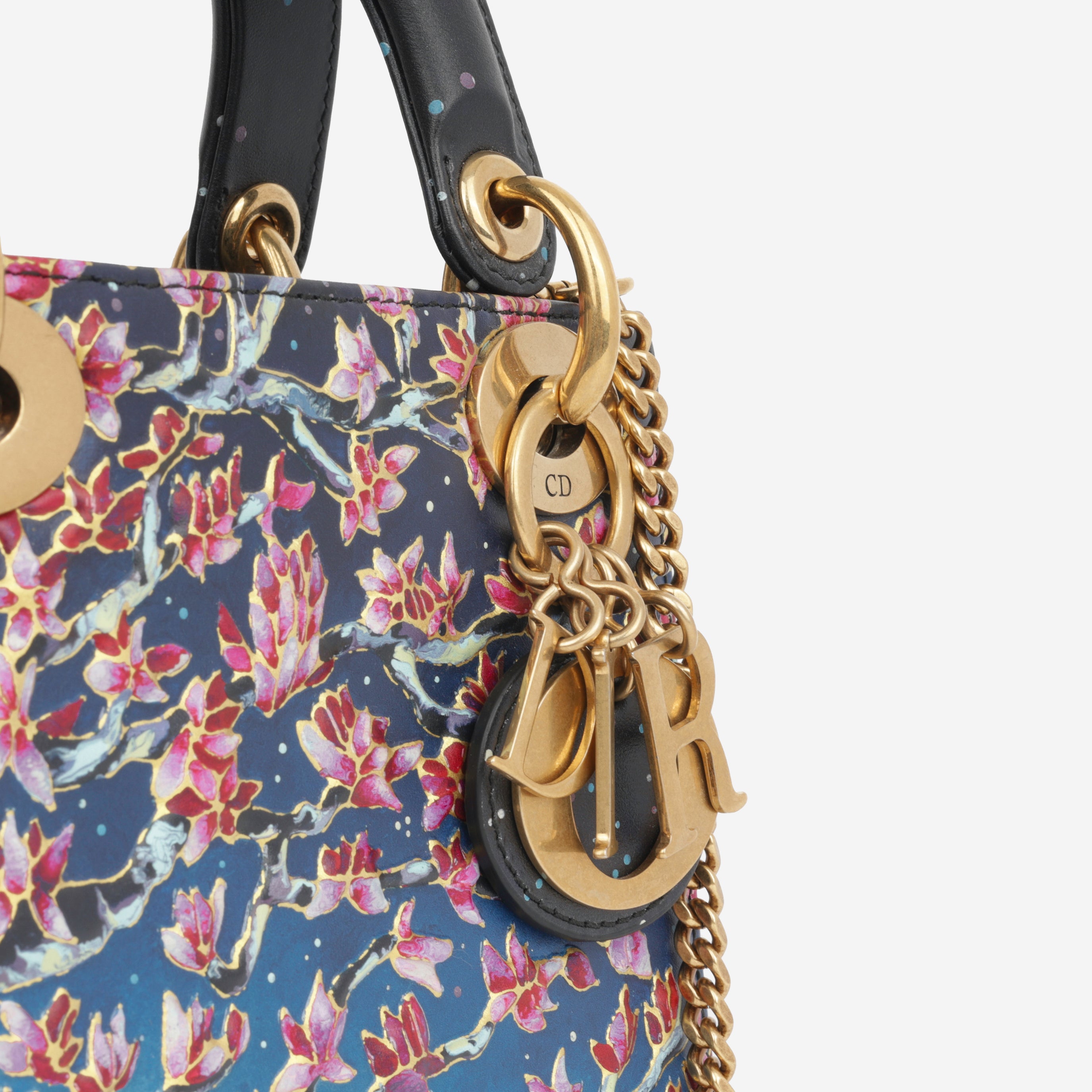 Dior - Mini Lady Dior - Raqib Shaw Painted Calfskin GHW - 2019