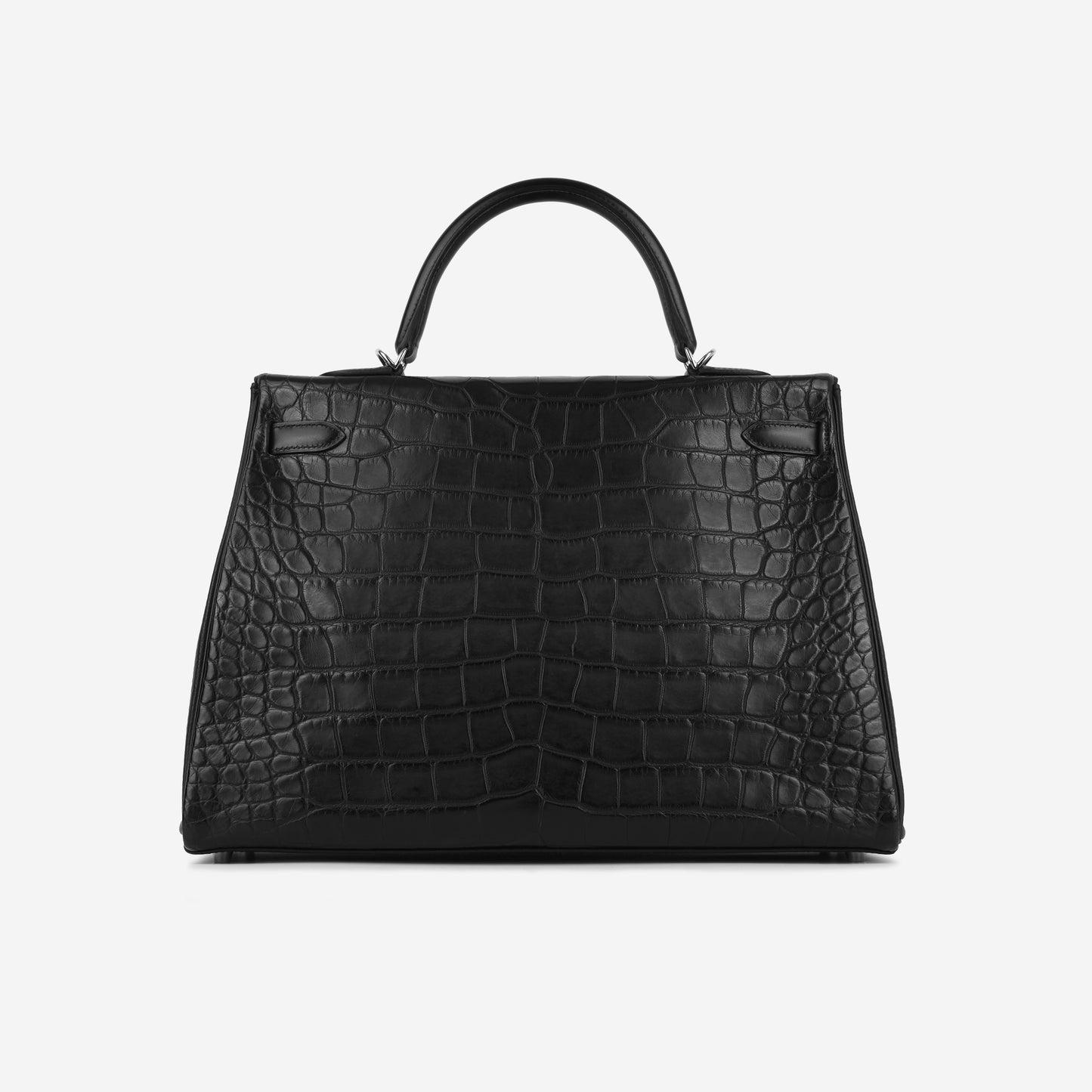 Kelly 35 - Noir Matte Alligator