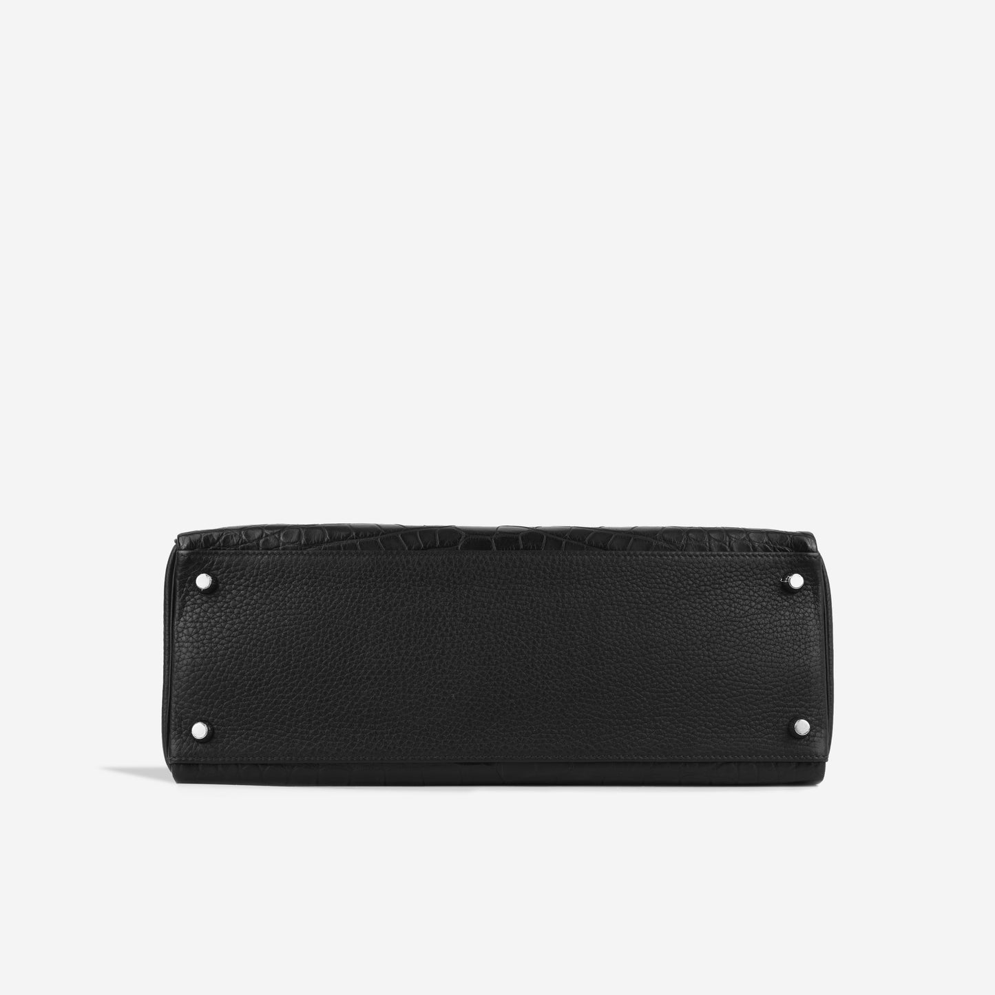Kelly 35 - Noir Matte Alligator