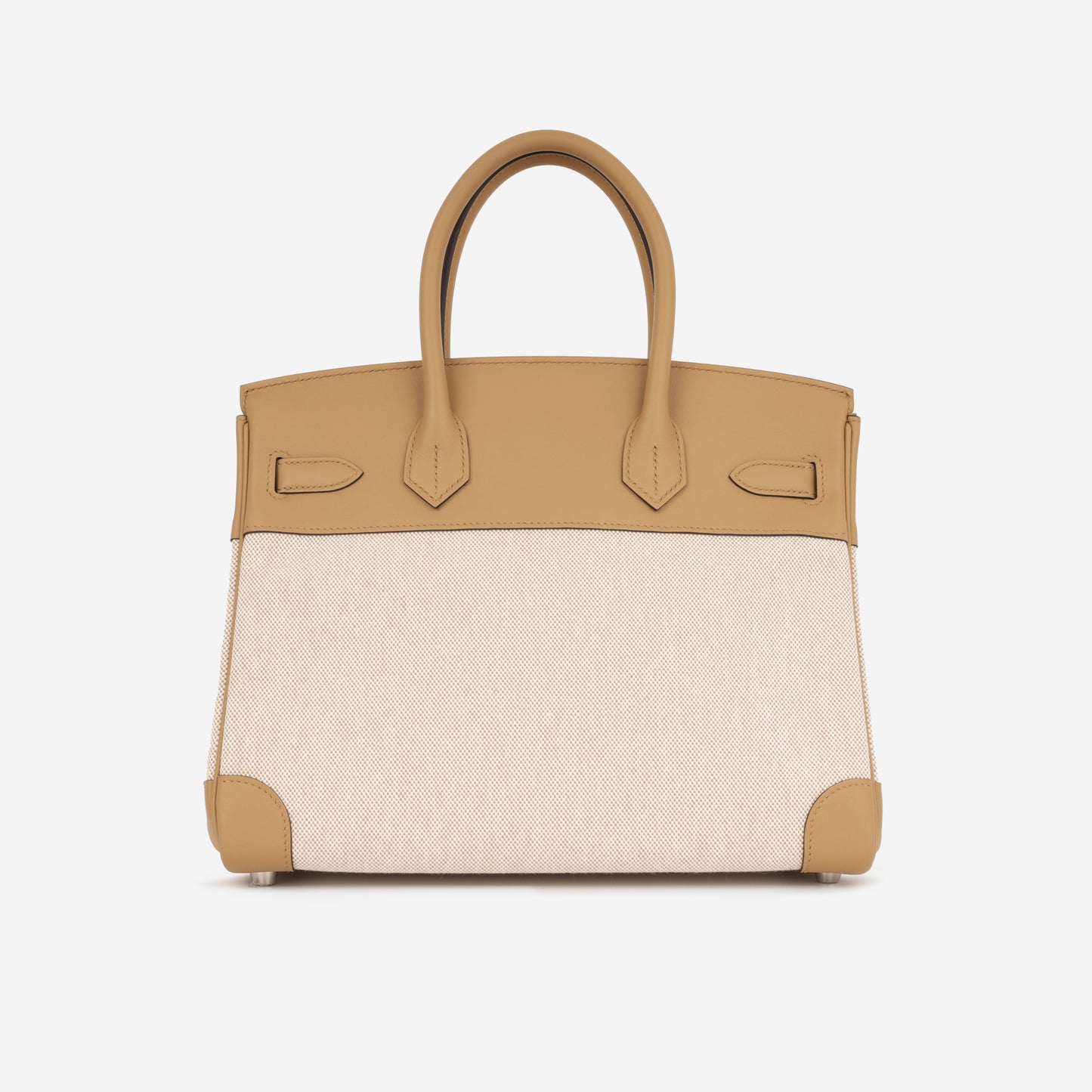 Birkin 30 Toile - Chai/Ecru