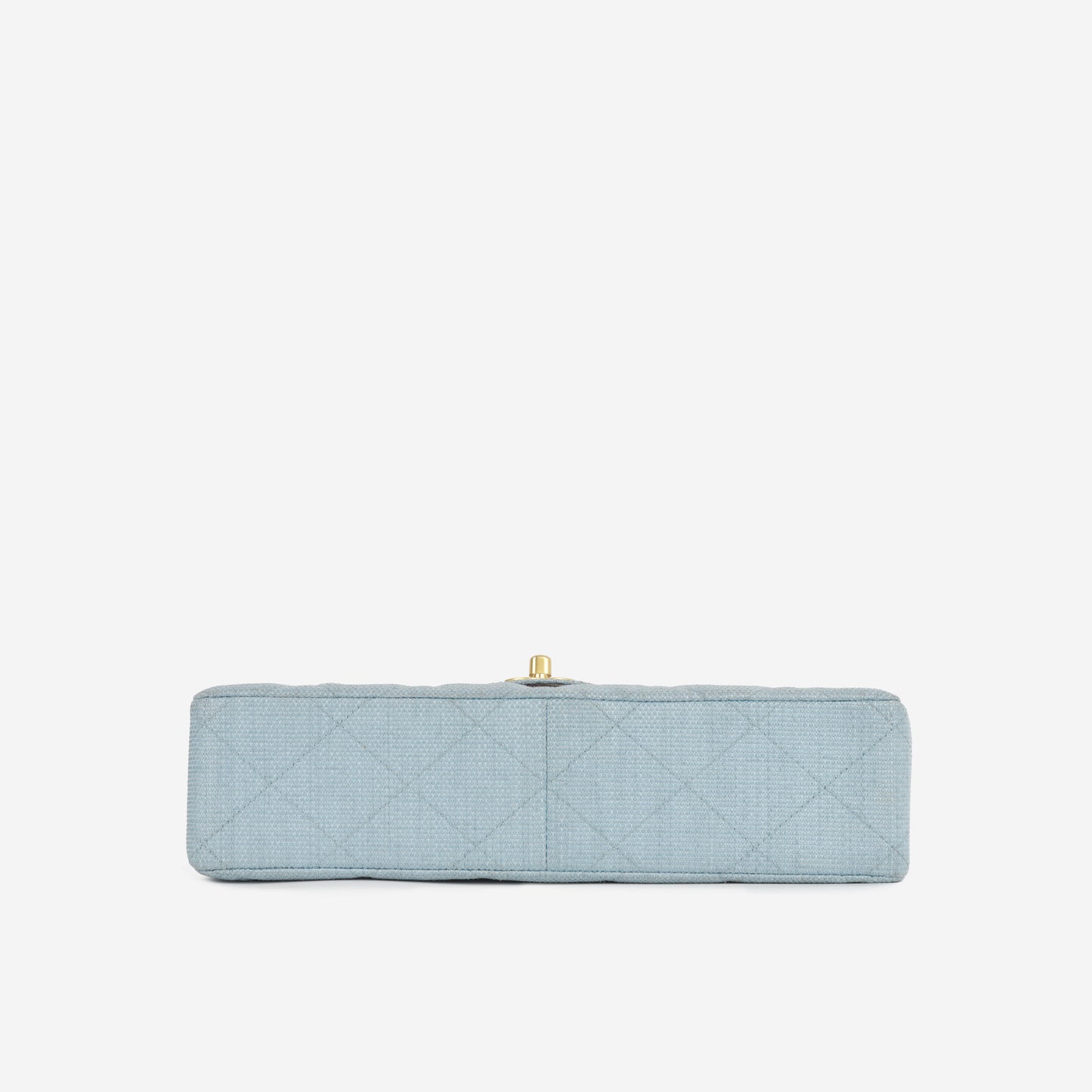 Classic Flap Bag - Blue Raffia