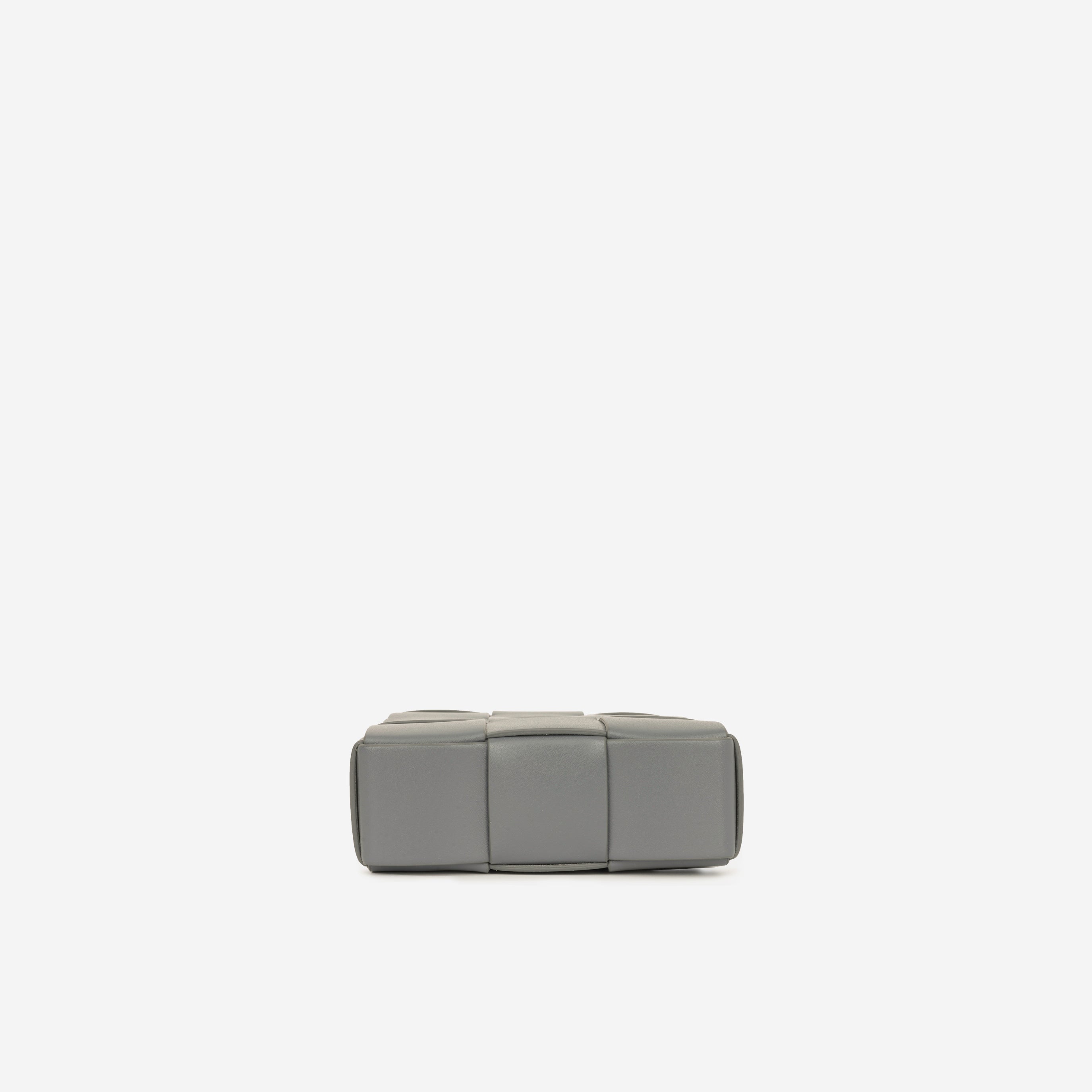 Bottega Veneta - Mini Cassete Tote - Grey Intrecciato SHW - Pre