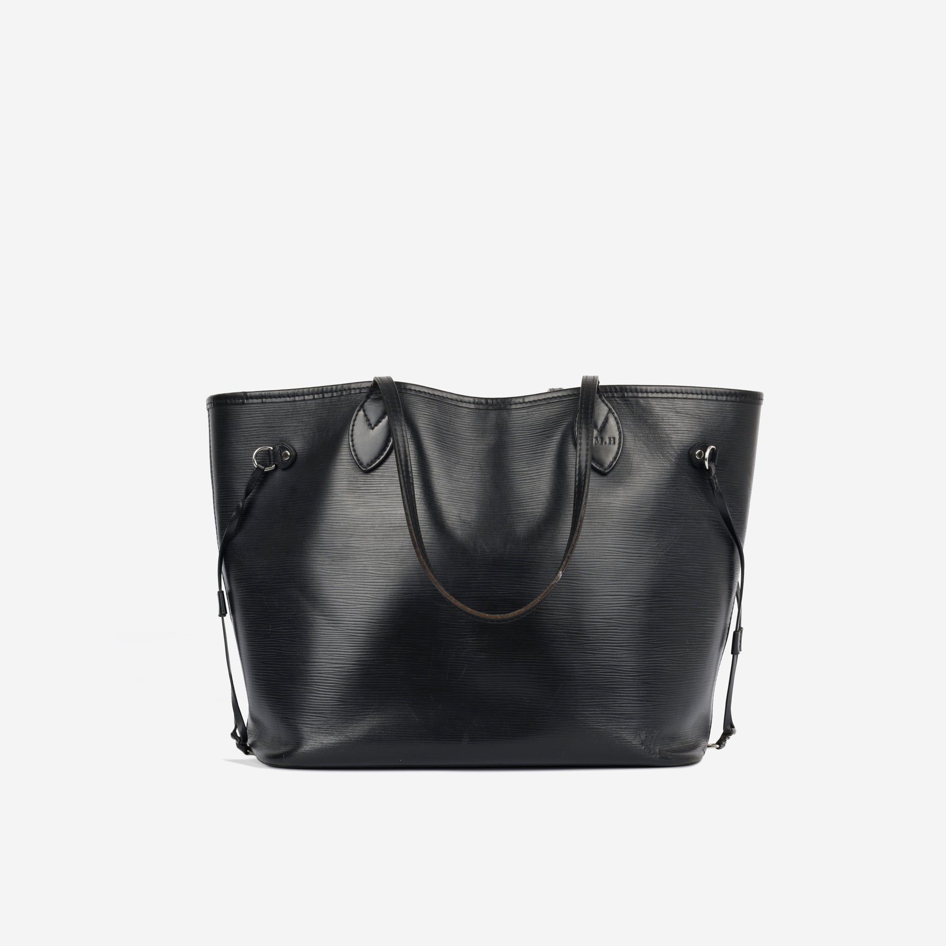 Louis Vuitton Neverfull MM Black Epi Leather SHW Pre Loved