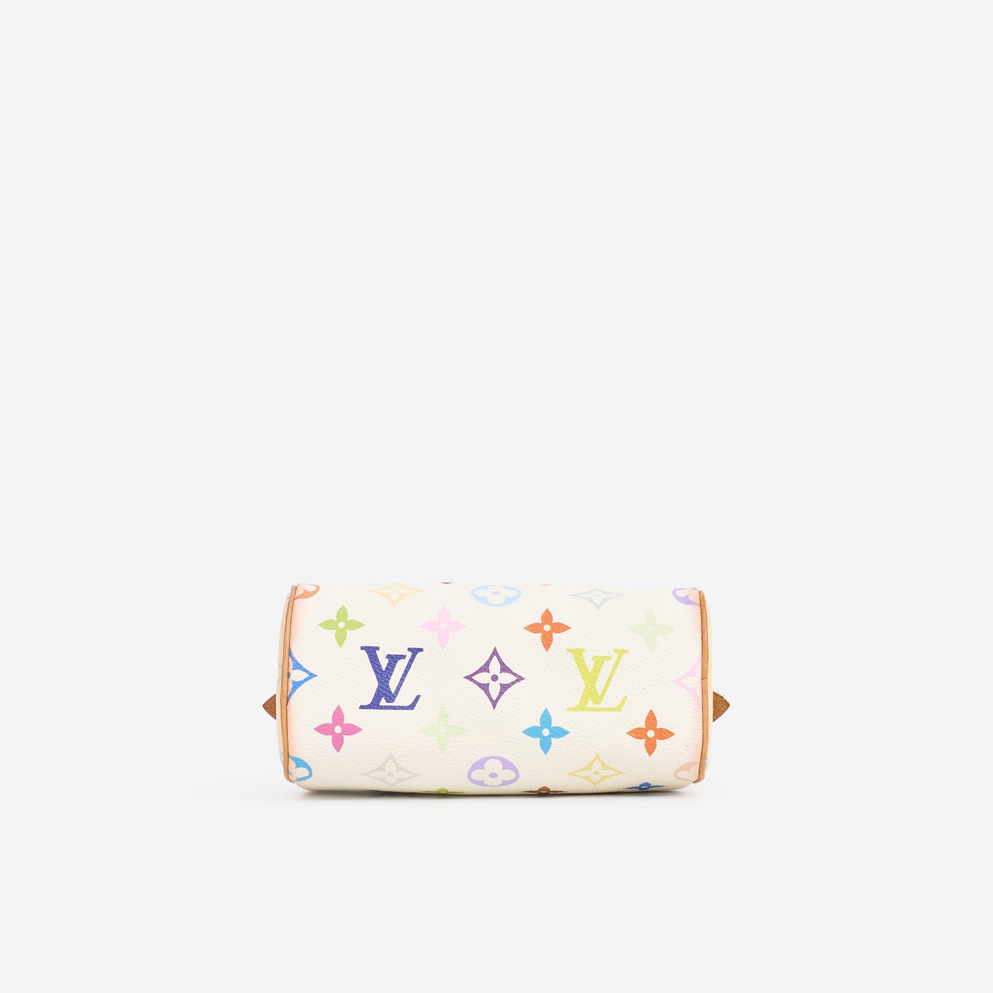 Louis Vuitton Nano Speedy - TM White Multicolor Monogram | Gold Hardware