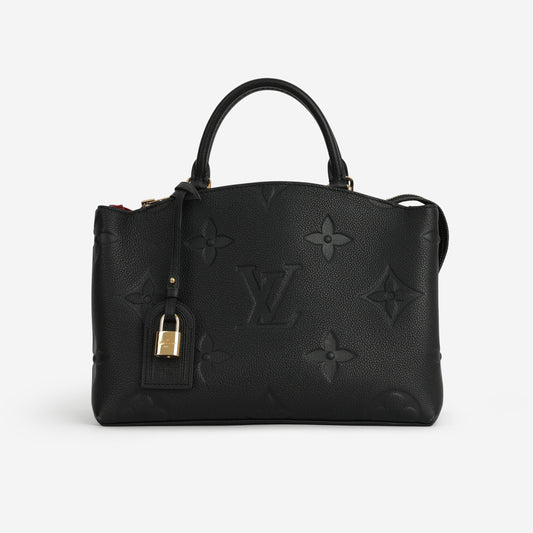 Louis Vuitton Palais PM Tote - Black Monogram Empreinte | Gold Hardware