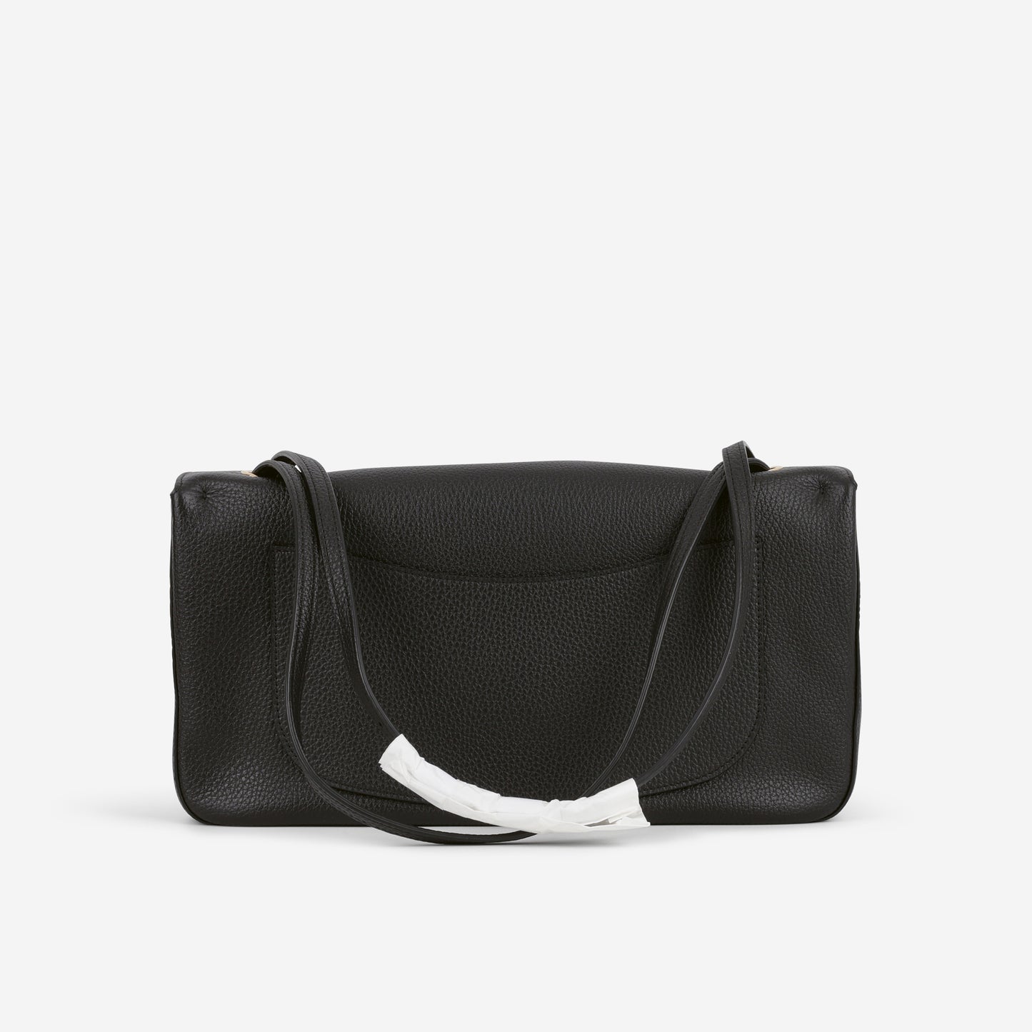 Chanel Maxi Flap 32 Bag - Black Grained Calfskin | Gold Hardware