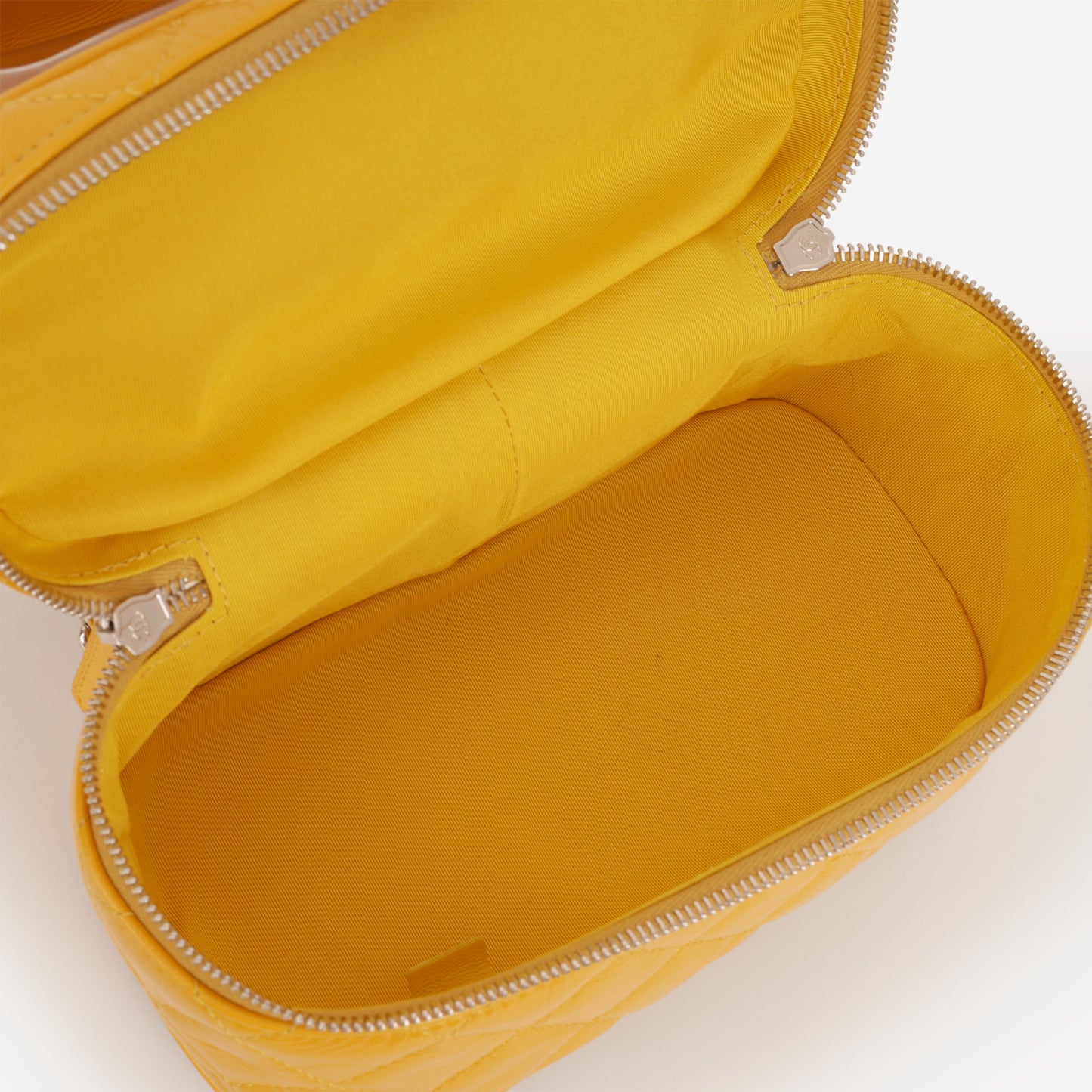 Aquarium Backpack - Yellow Crumpled Calfskin / Clear PVC | Silver Hardware - Bagista