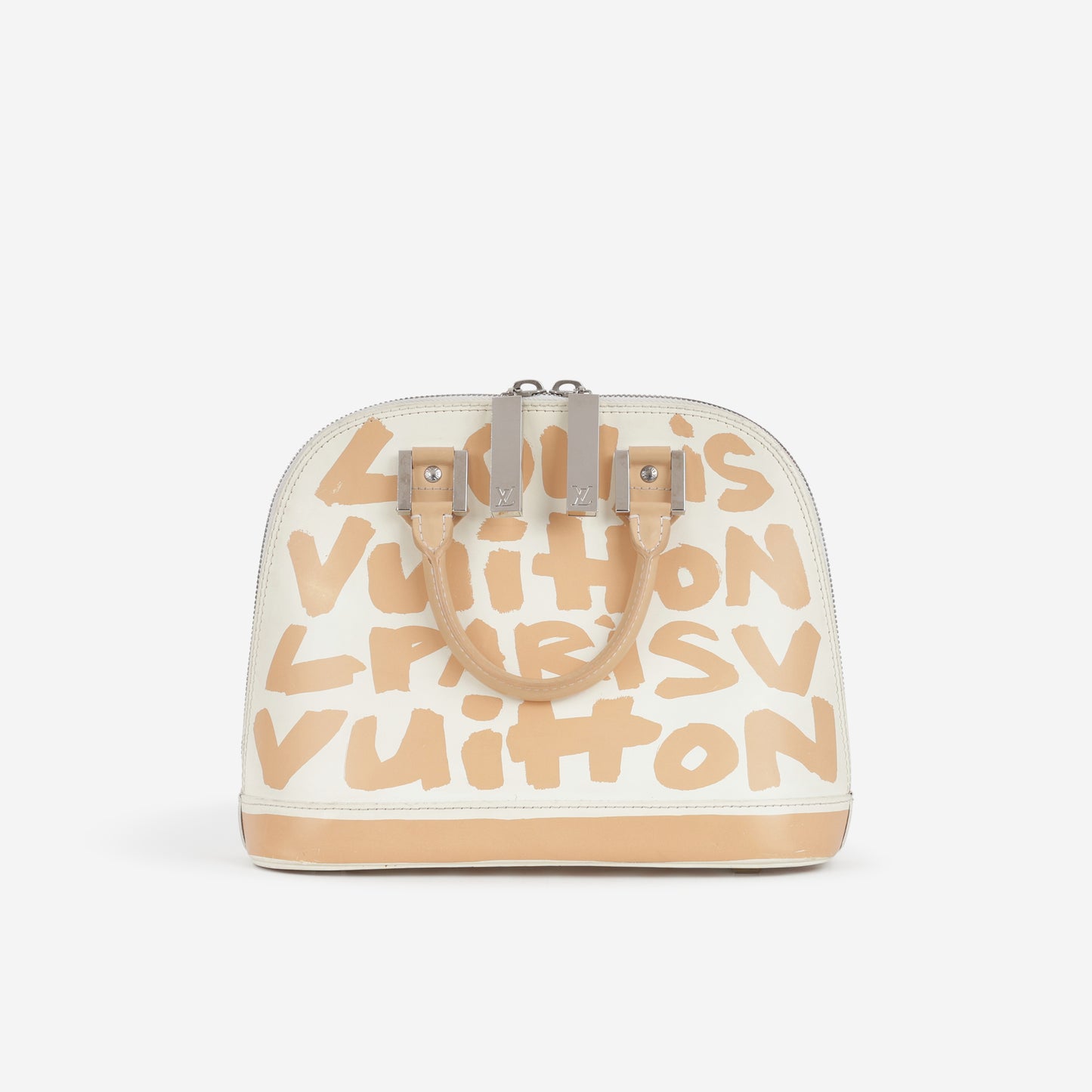 Louis Vuitton Vintage x Stephen Sprouse Alma PM - Beige / White Graffiti Calfskin | Silver Hardware - Bagista