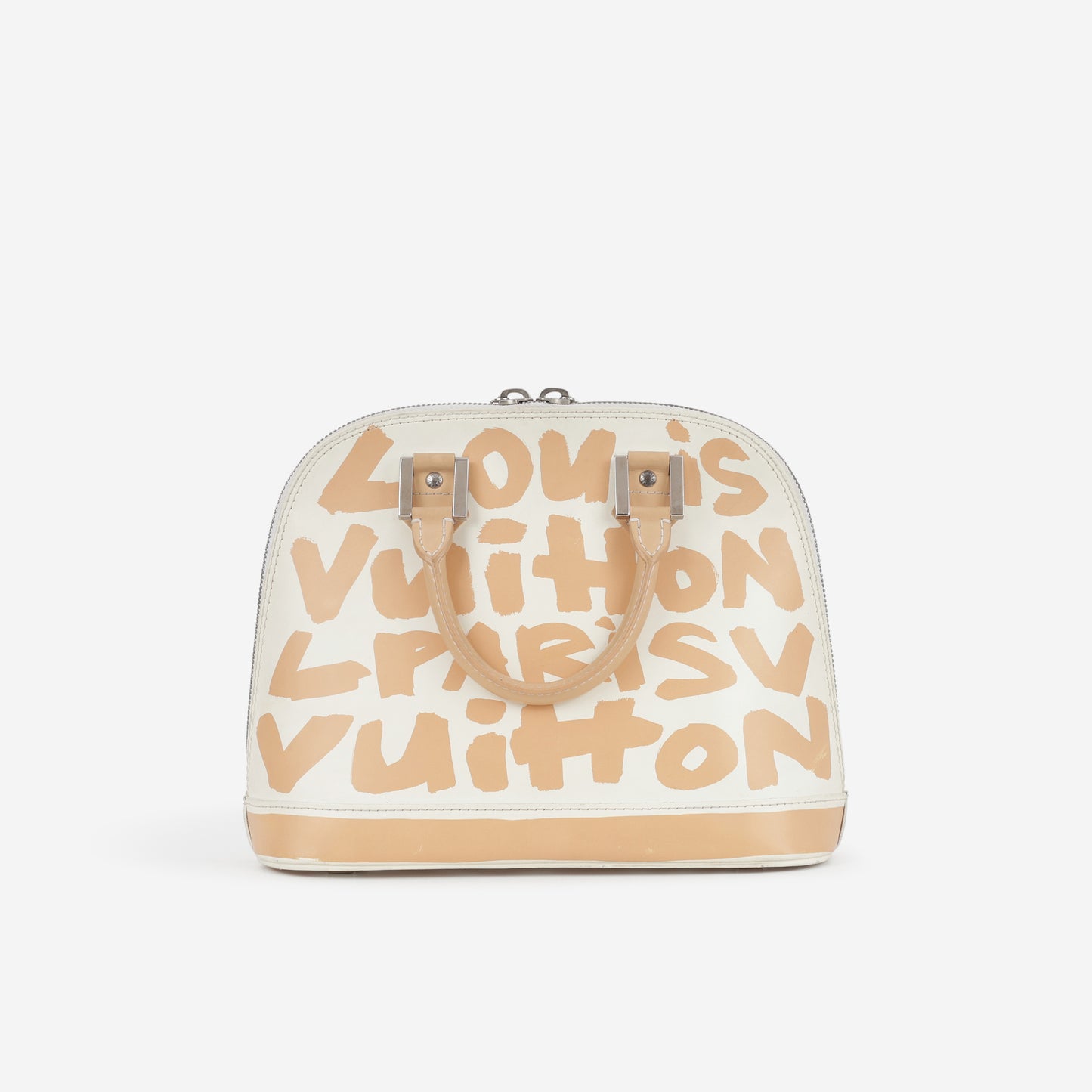 Louis Vuitton Vintage x Stephen Sprouse Alma PM - Beige / White Graffiti Calfskin | Silver Hardware - Bagista