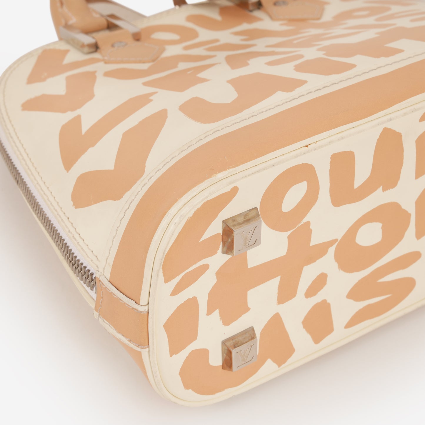 Louis Vuitton Vintage x Stephen Sprouse Alma PM - Beige / White Graffiti Calfskin | Silver Hardware - Bagista
