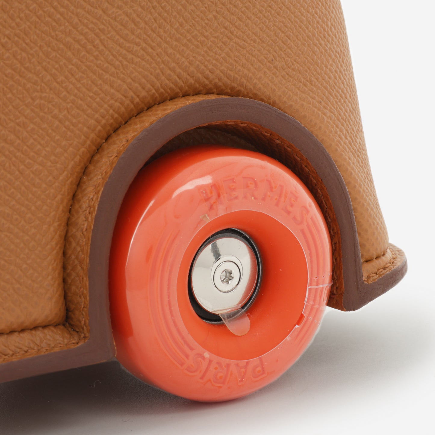 Hermès Mini Bolide On Wheels - Gold Epsom / Orange Wheels | Palladium Hardware