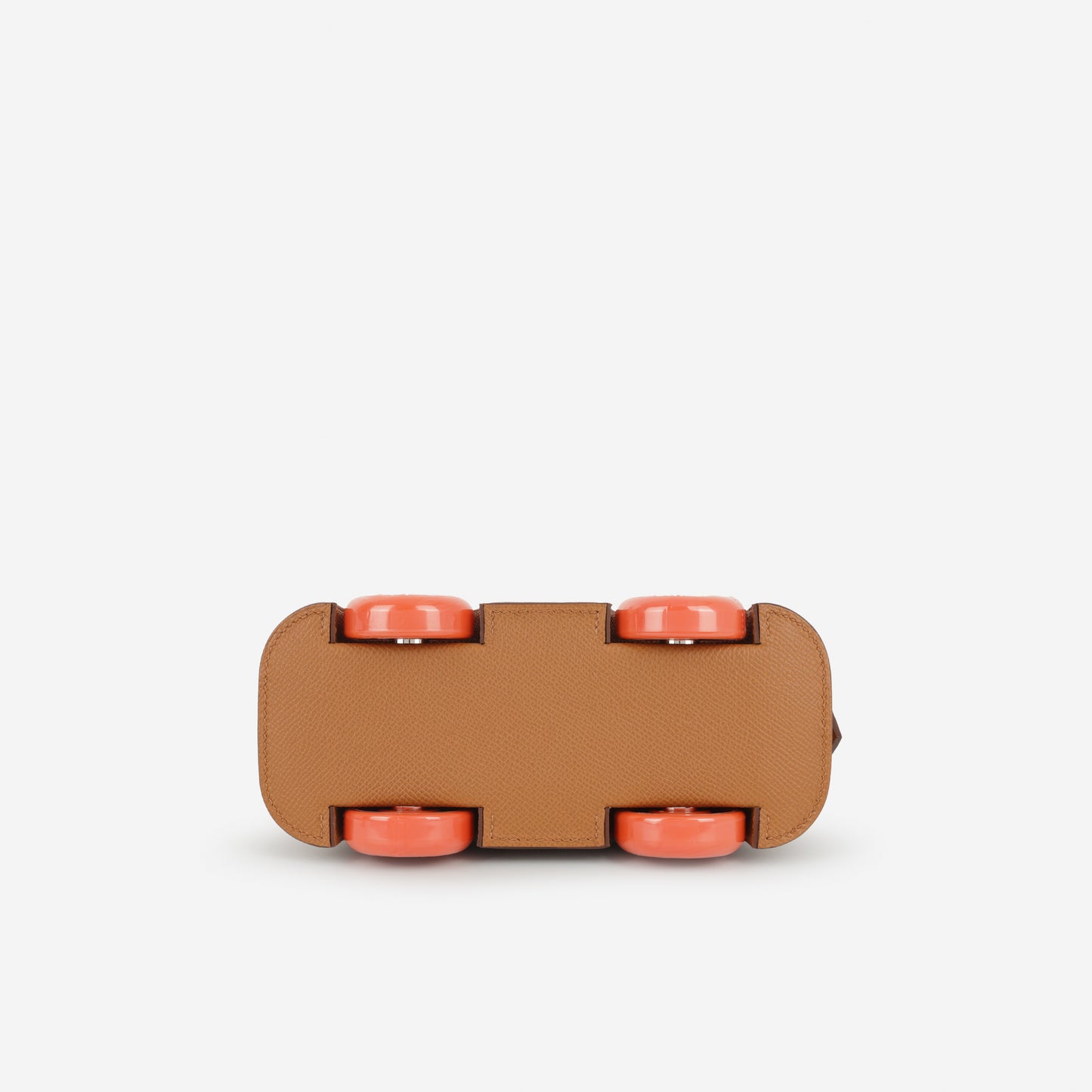 Hermès Mini Bolide On Wheels - Gold Epsom / Orange Wheels | Palladium Hardware
