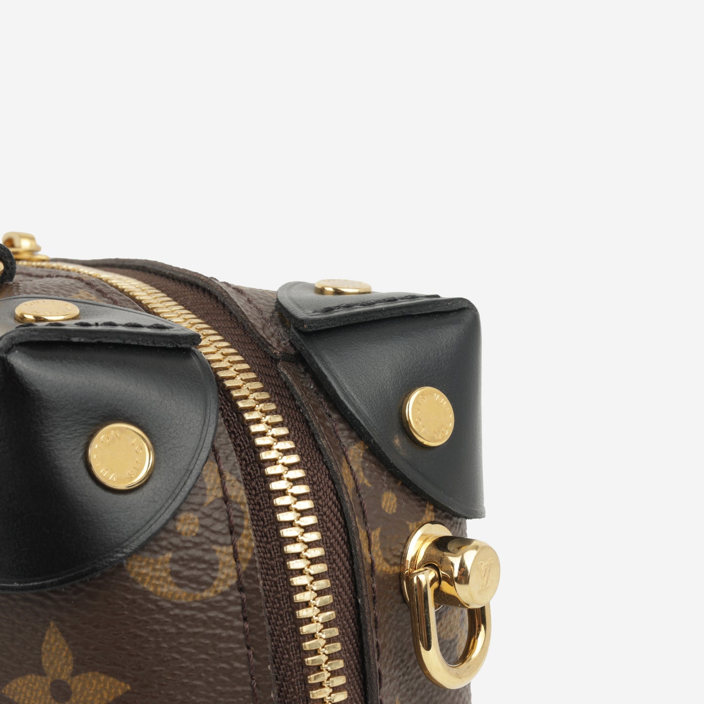 Louis Vuitton Petite Malle Souple - Monogram / Black Trim | Gold Hardware