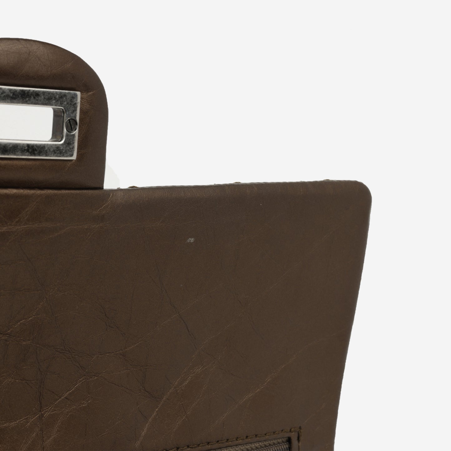 2.55 Re-Issue 226 - Bronze Crumpled Calfskin | Ruthenium Hardware
